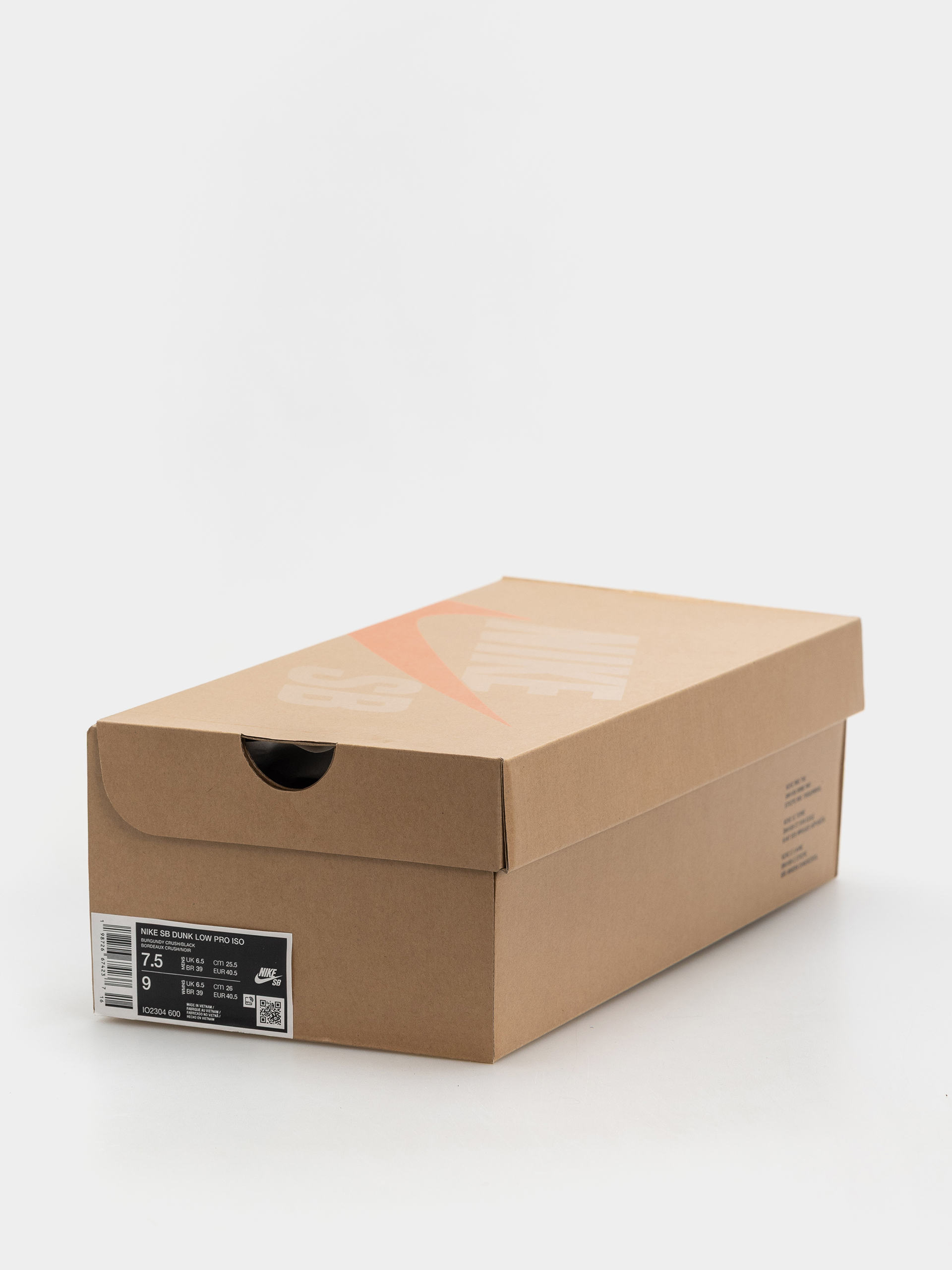 Обувки Nike SB Dunk Low Pro ISO (burgundy crush/black mystic dates sail)