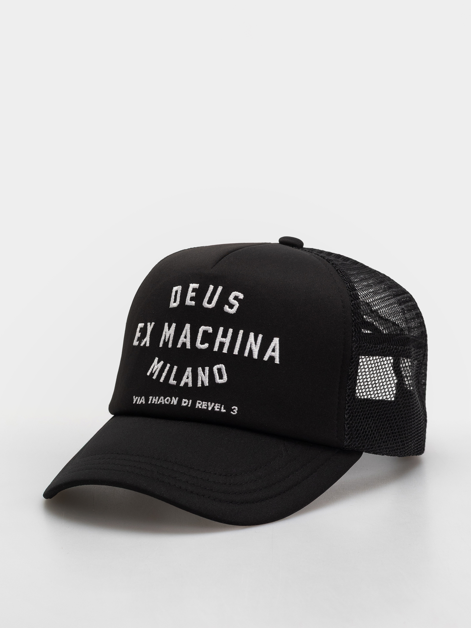 Шапка с козирка Deus Ex Machina Milano Address (black)