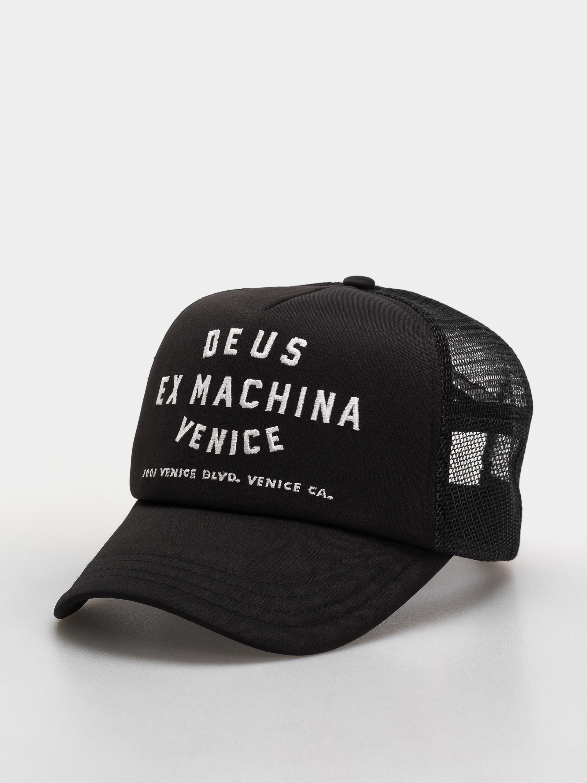 Шапка с козирка Deus Ex Machina Venice Address (black)