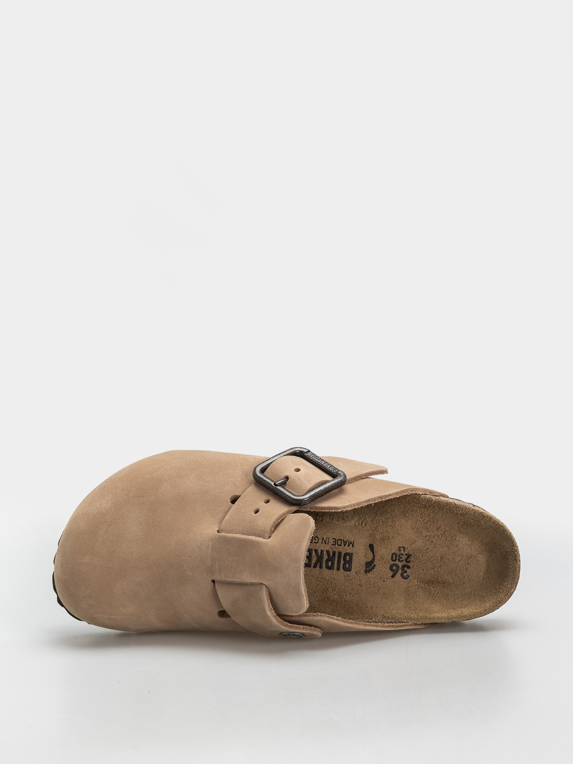 Чехли Birkenstock Boston Wire Buckle Nubuck Leather Narrow (sandcastle)
