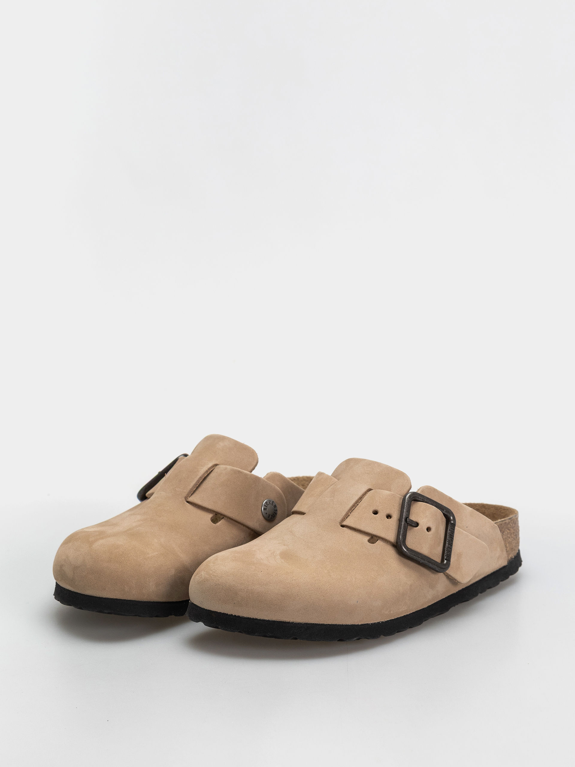 Чехли Birkenstock Boston Wire Buckle Nubuck Leather Narrow (sandcastle)