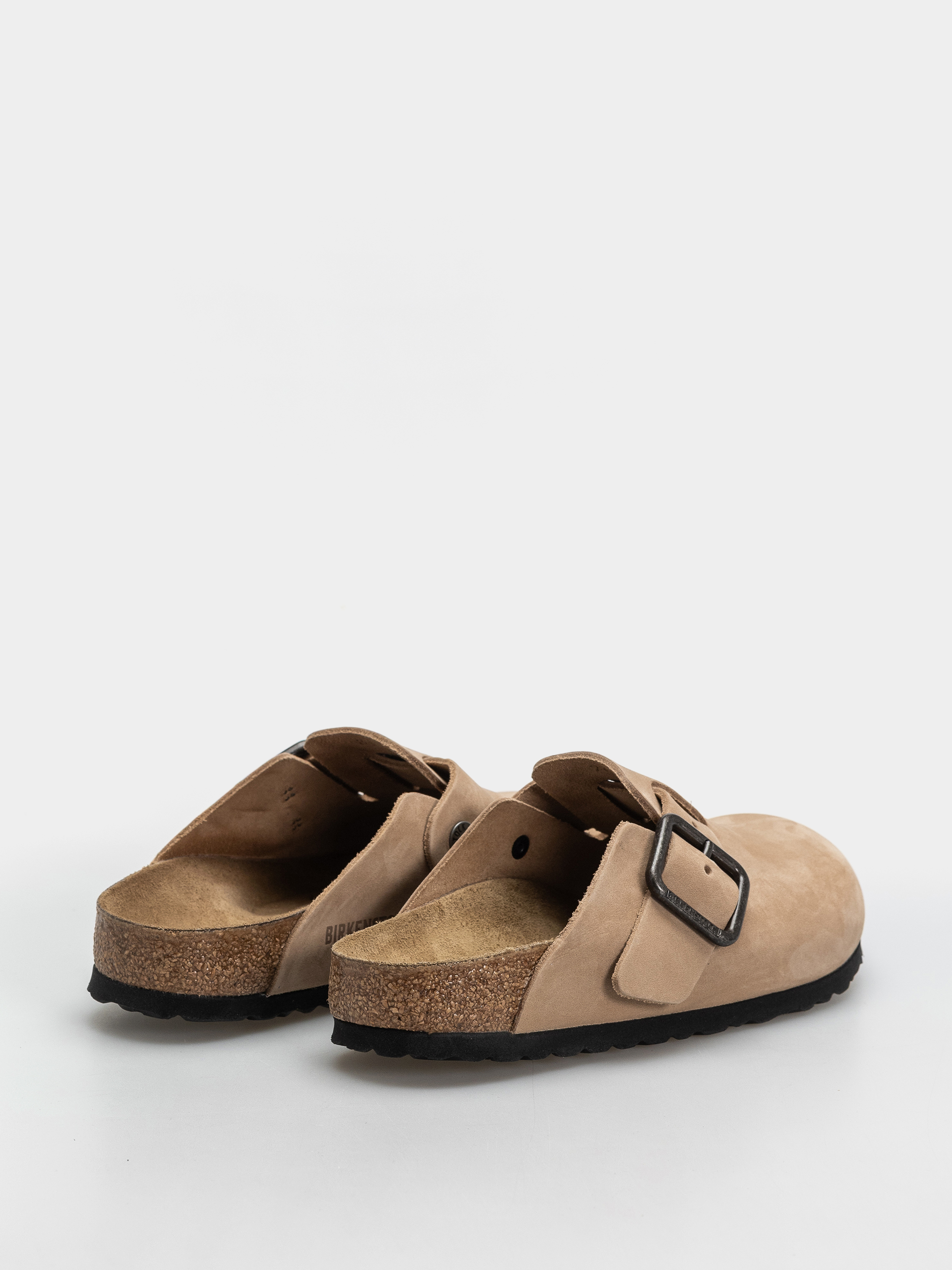 Чехли Birkenstock Boston Wire Buckle Nubuck Leather Narrow (sandcastle)