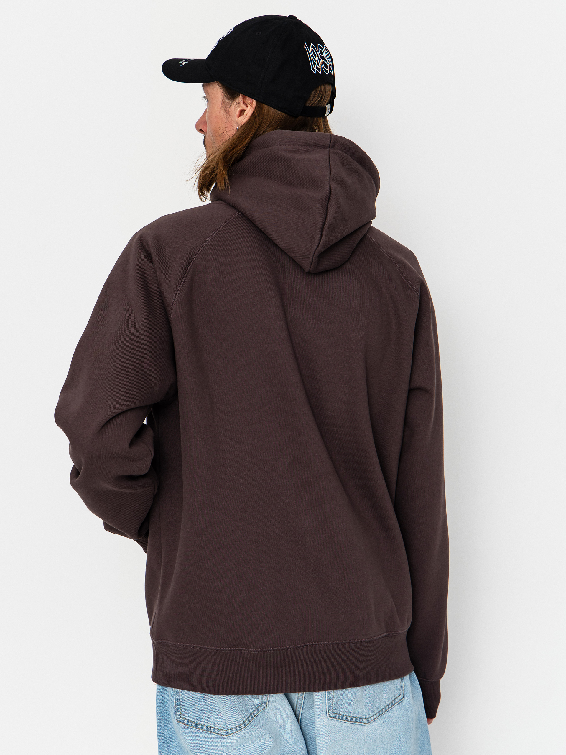 Суитшърт с качулка Carhartt WIP Chase HD (shale/gold)