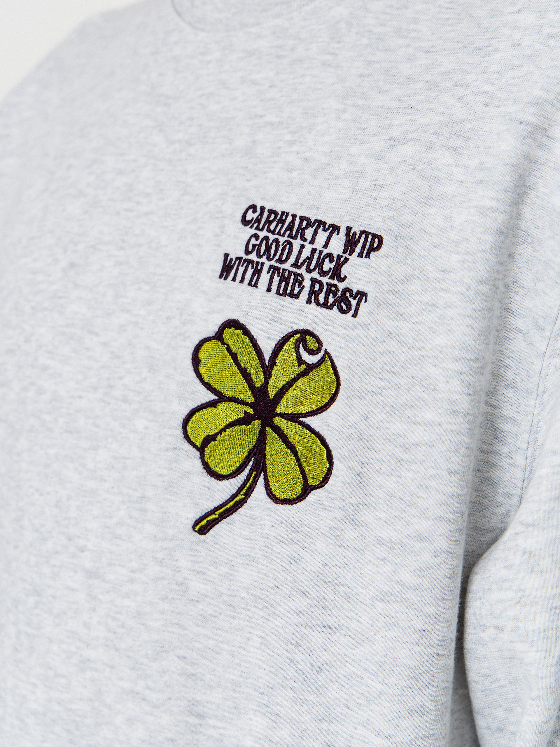 Суитшърт Carhartt WIP Clover (ash heather)
