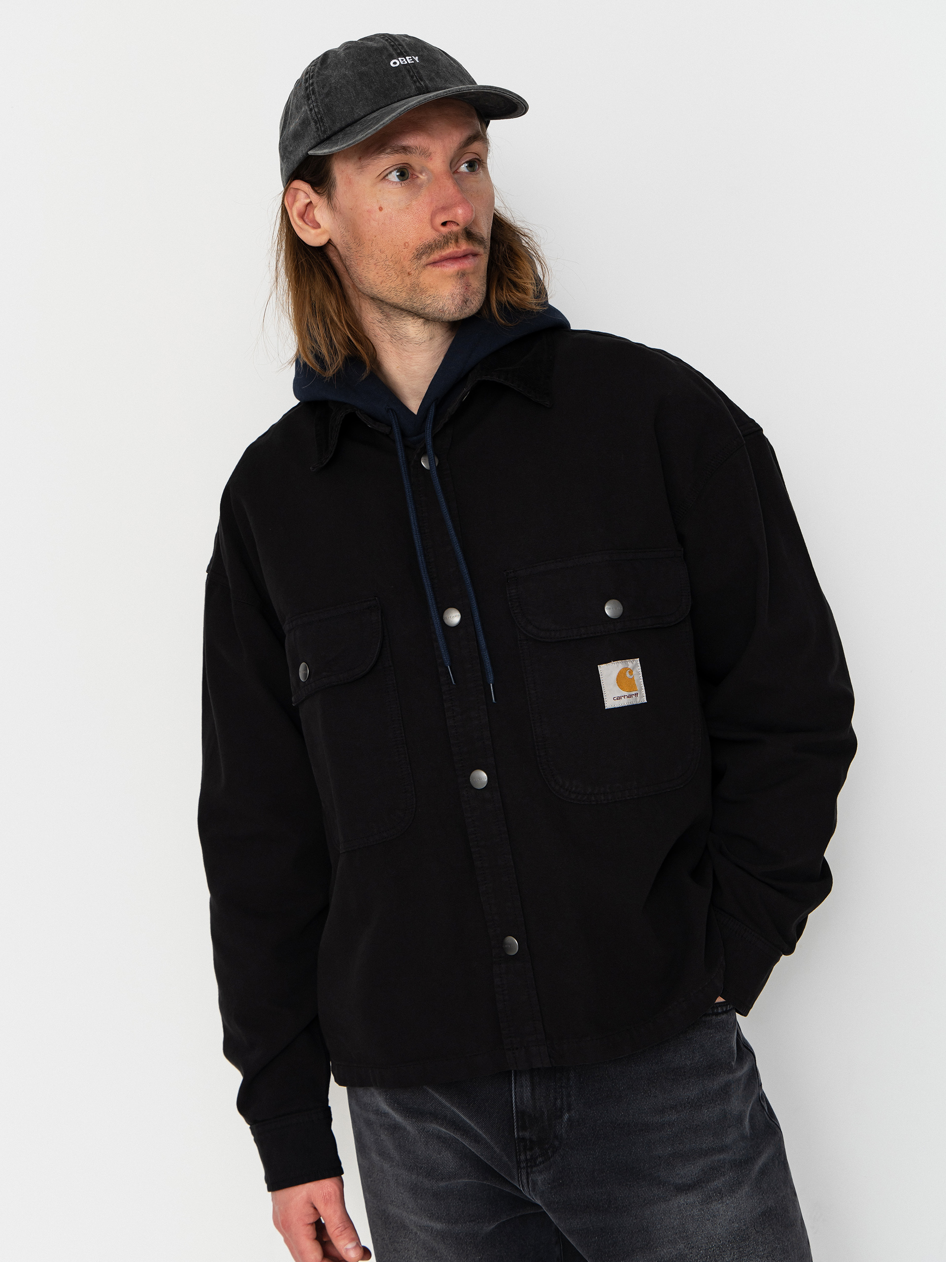 Яке Carhartt WIP Prescott (black/black)