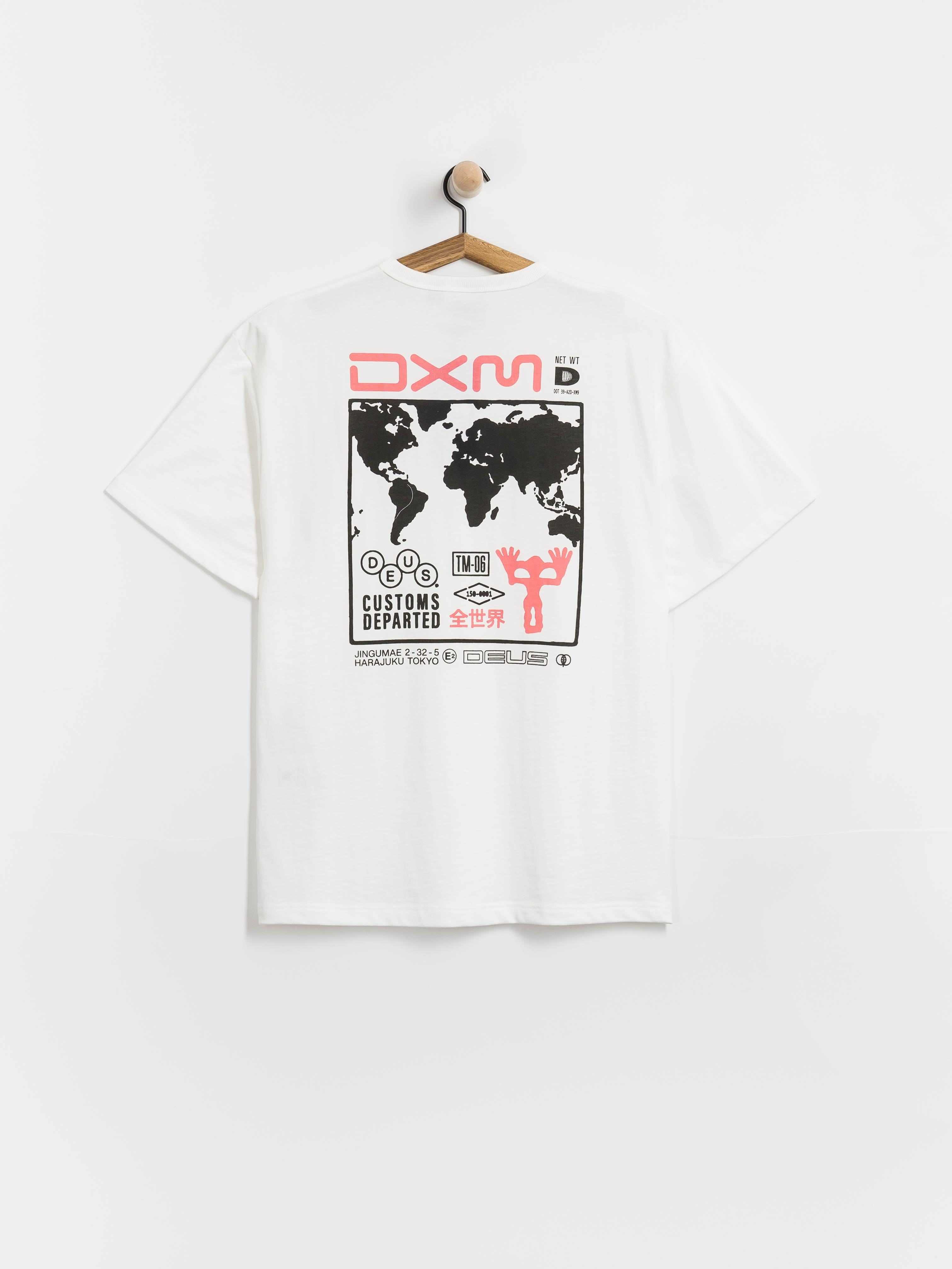 Тениска Deus Ex Machina Departed (vintage white)