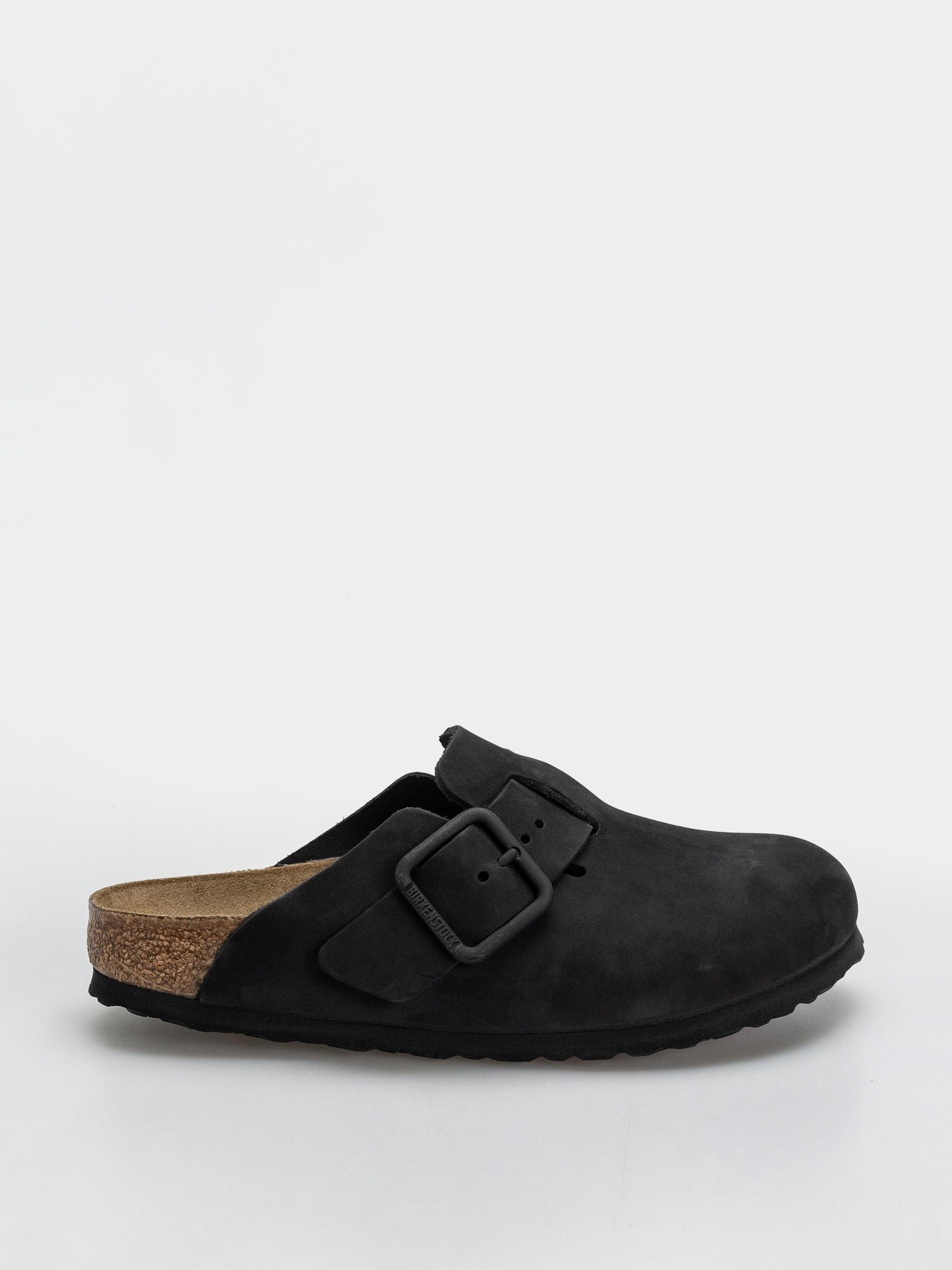 Чехли Birkenstock Boston Wire Buckle Nubuck Leather Narrow (black)