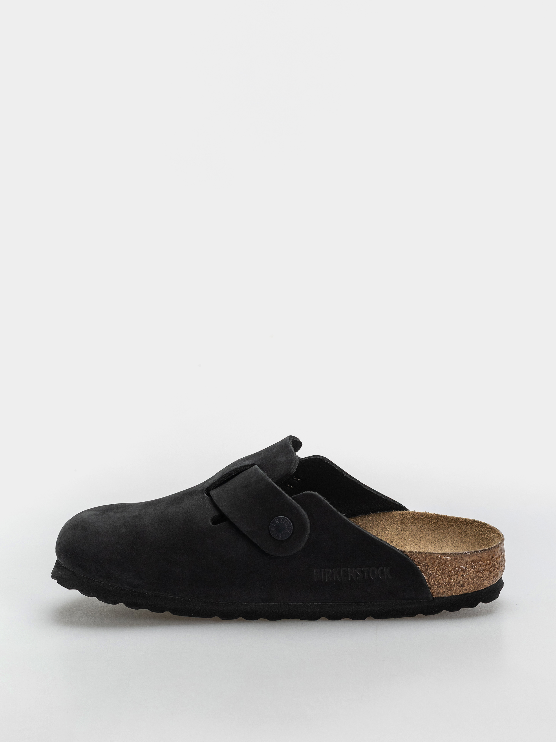 Чехли Birkenstock Boston Wire Buckle Nubuck Leather Narrow (black)