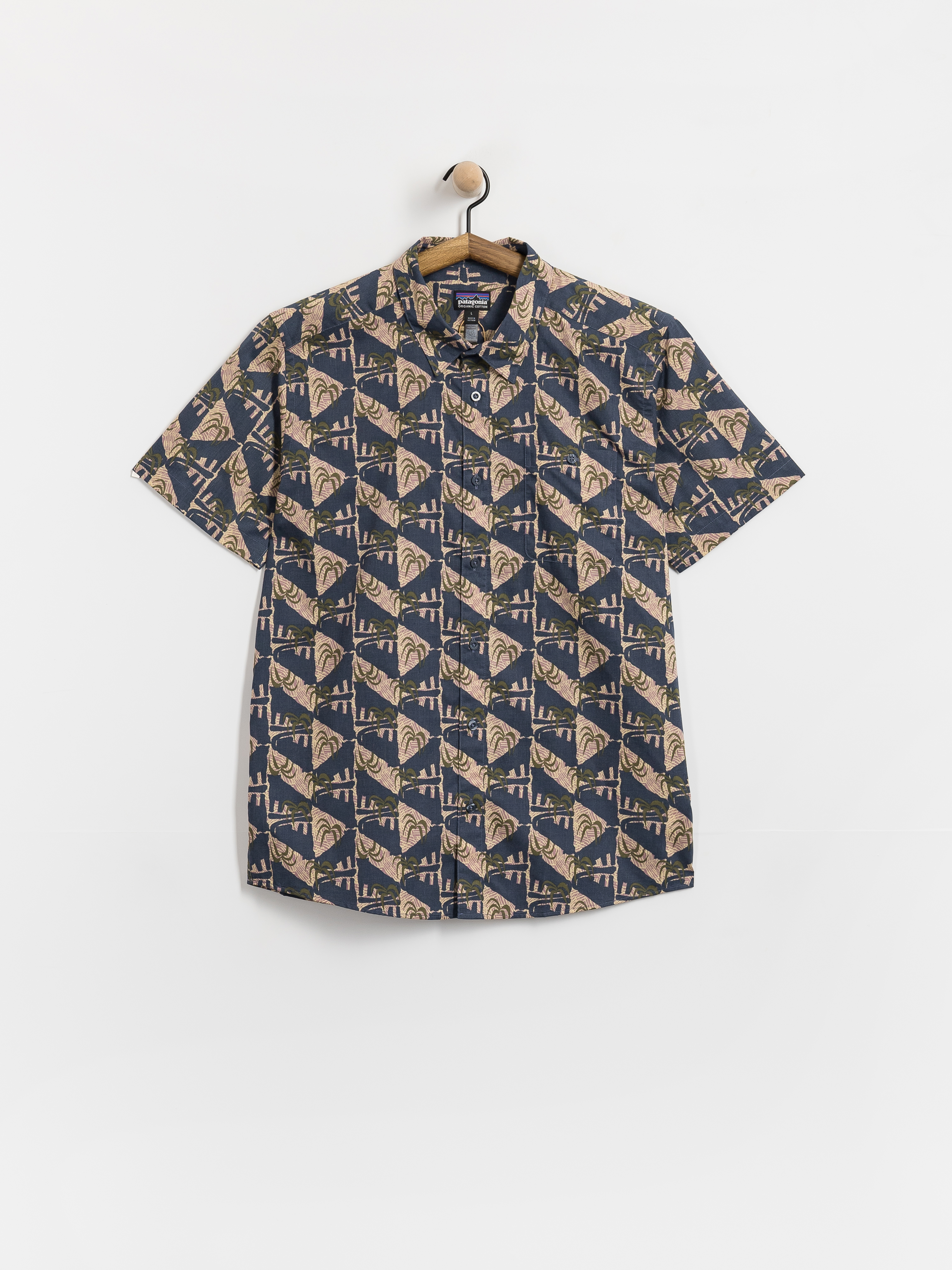 Риза Patagonia Go To (jaguar geo/dolomite blue)