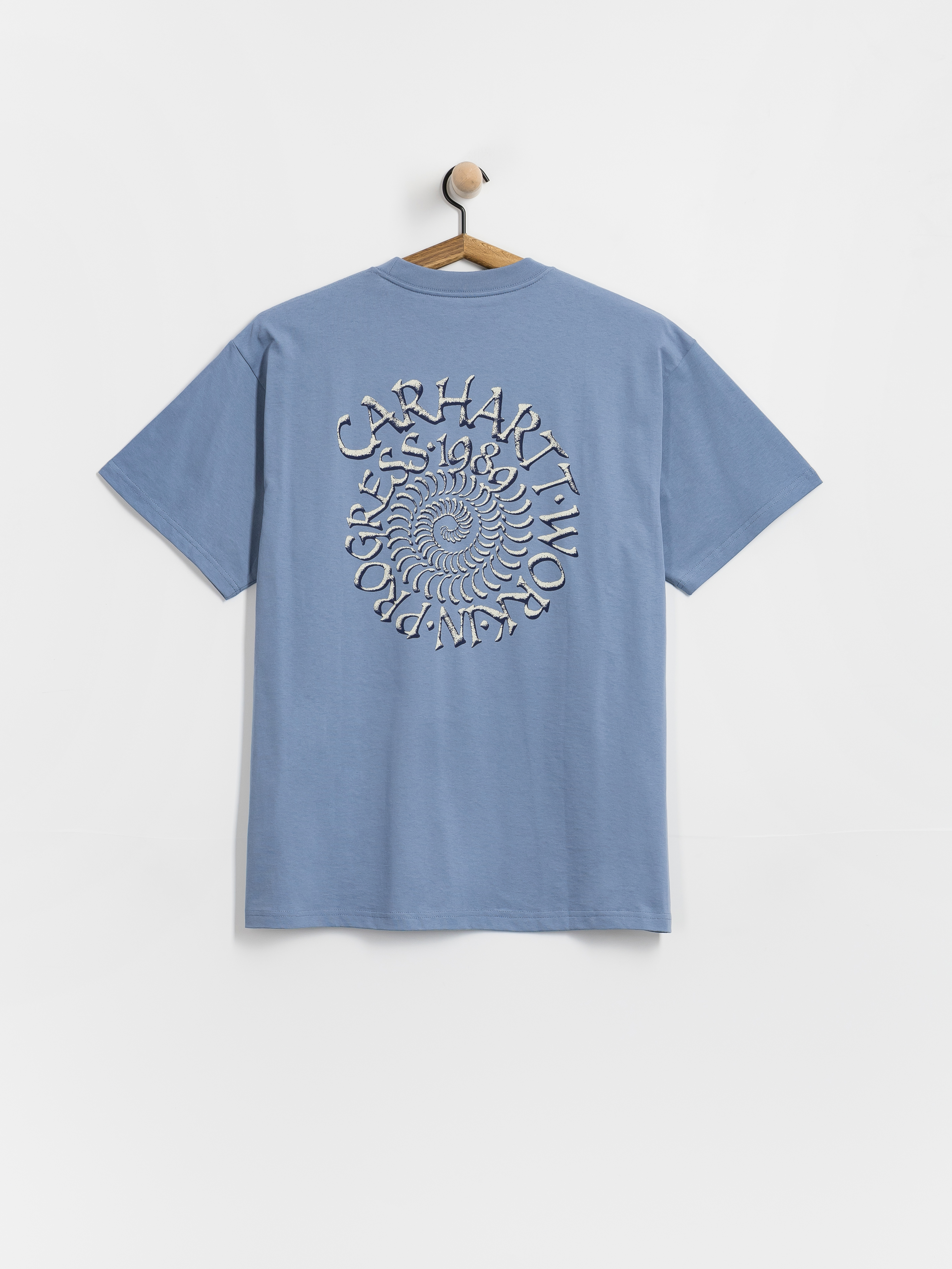 Тениска Carhartt WIP Spirals (gentle blue)