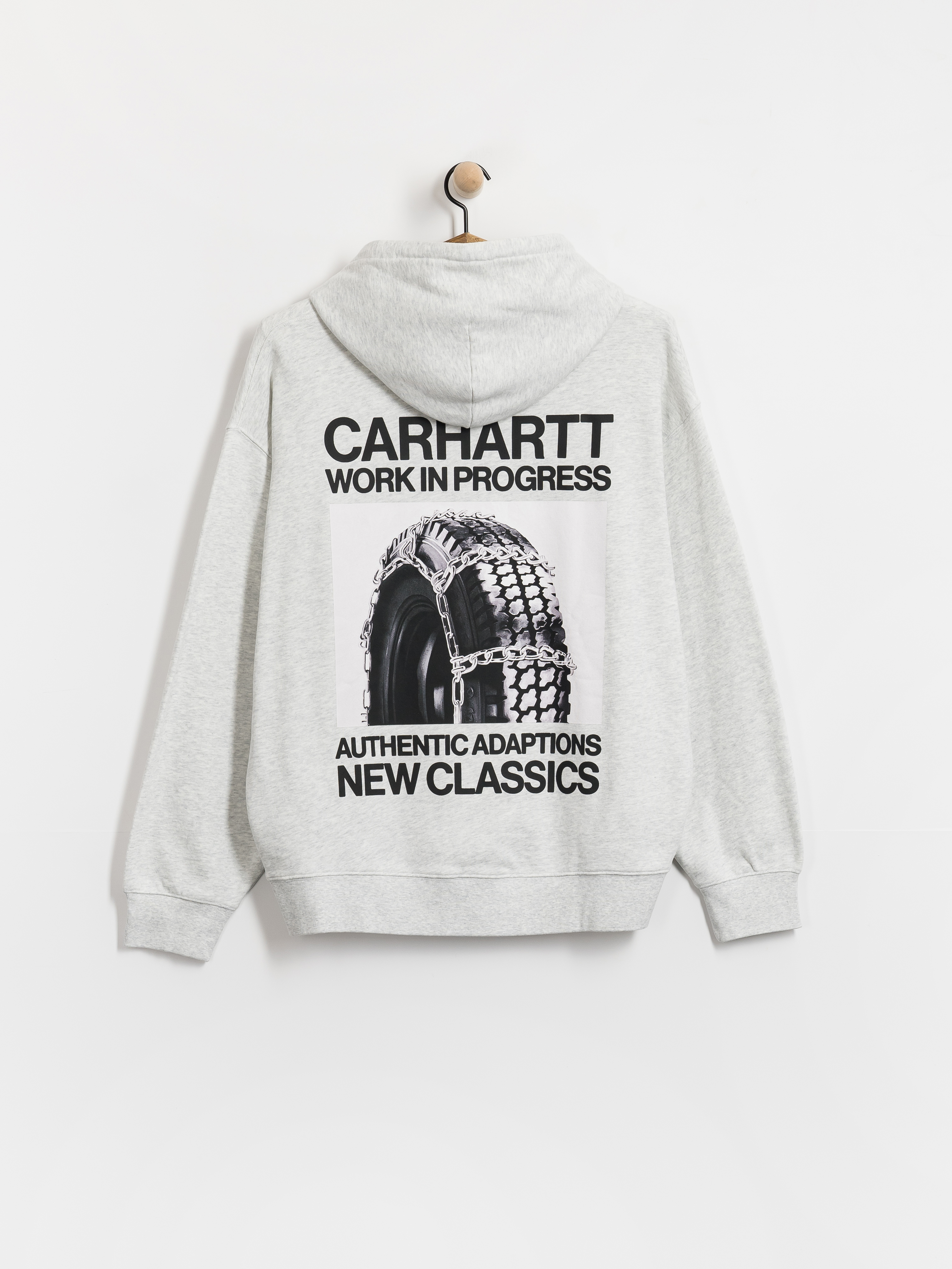 Суитшърт с качулка Carhartt WIP Sean Hamilton HD (ash heather)