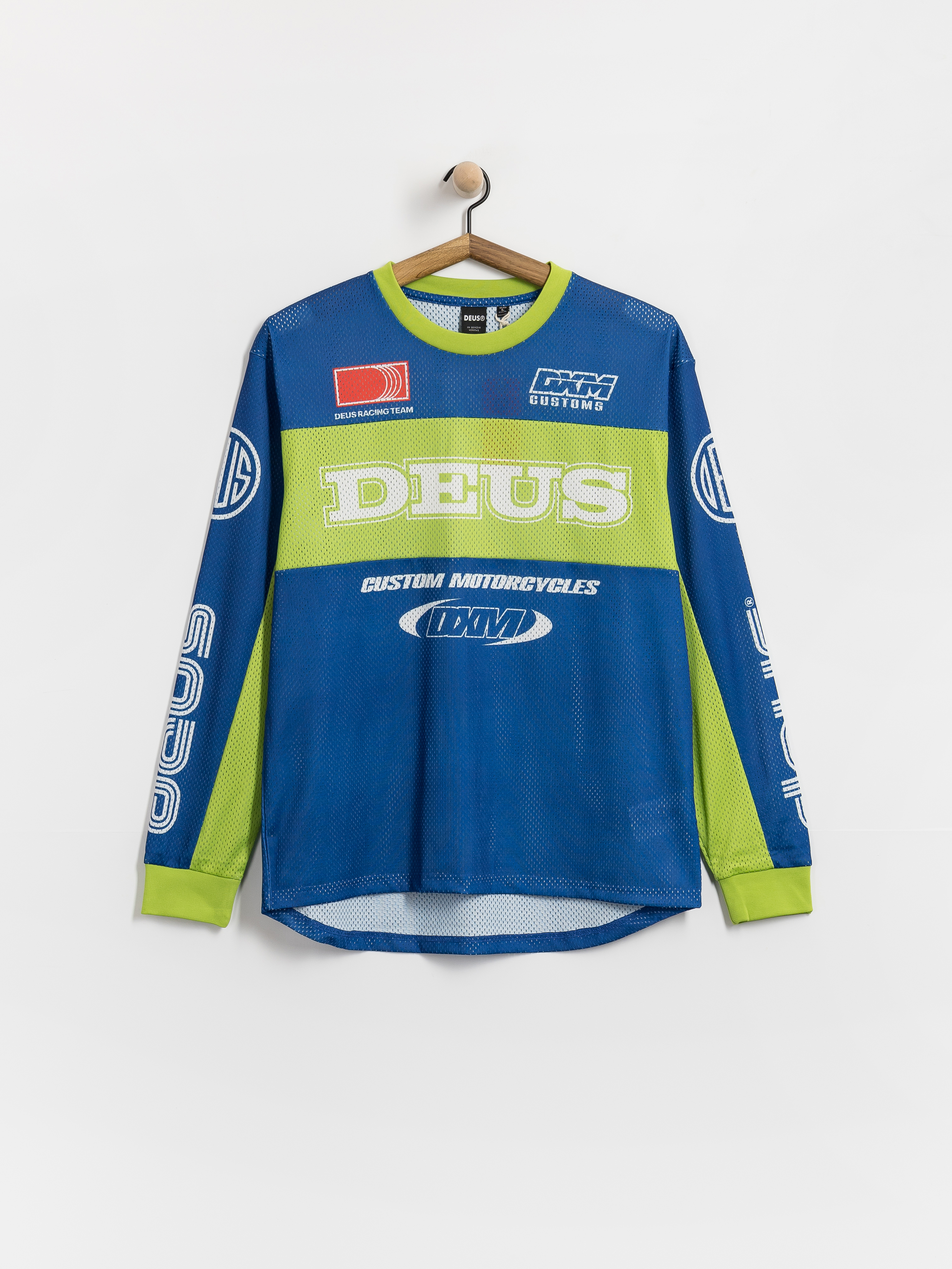 Блуза Deus Ex Machina Step Out Moto Jersey (blue)