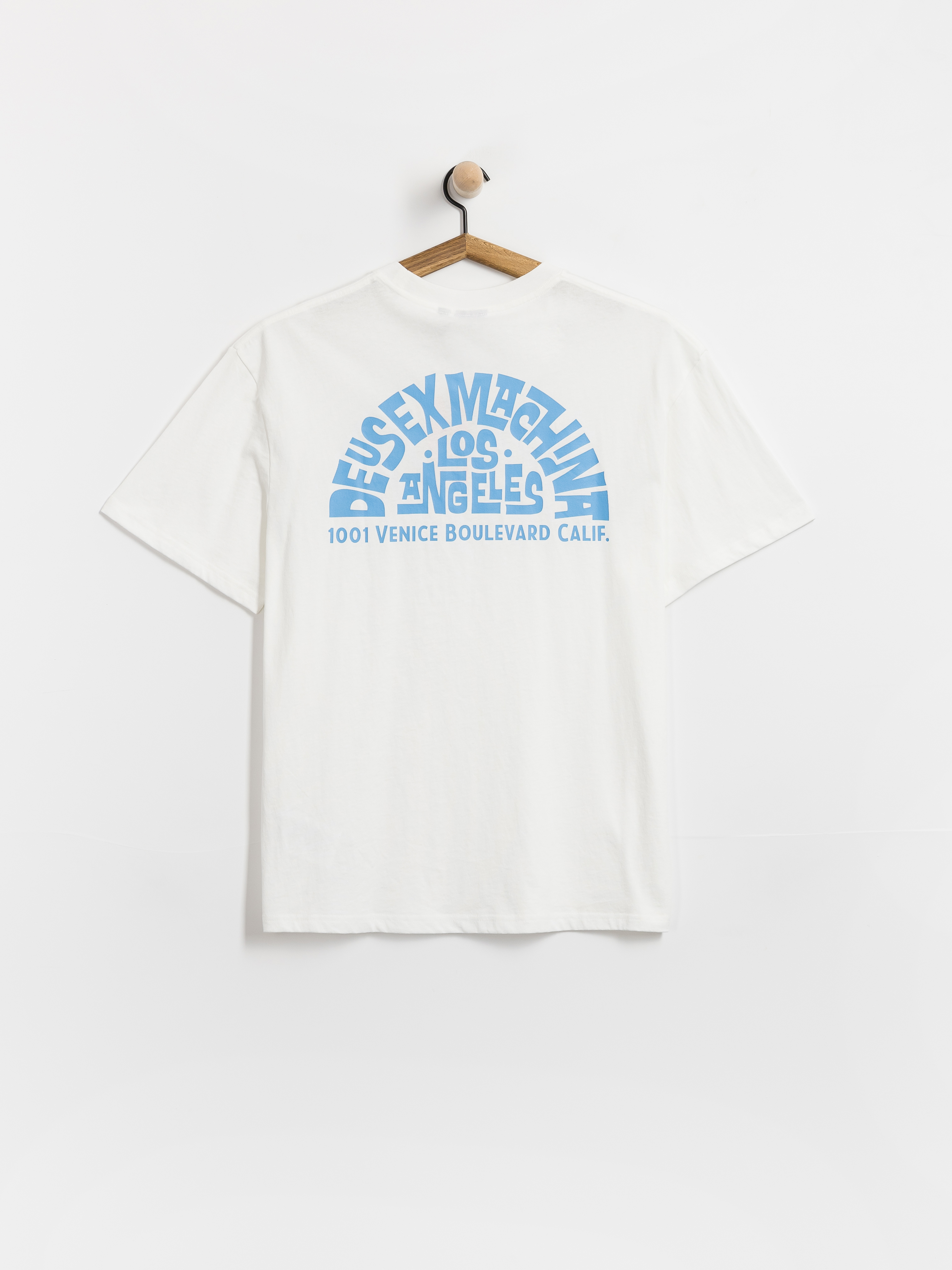 Тениска Deus Ex Machina Los Angeles Address (vintage white)