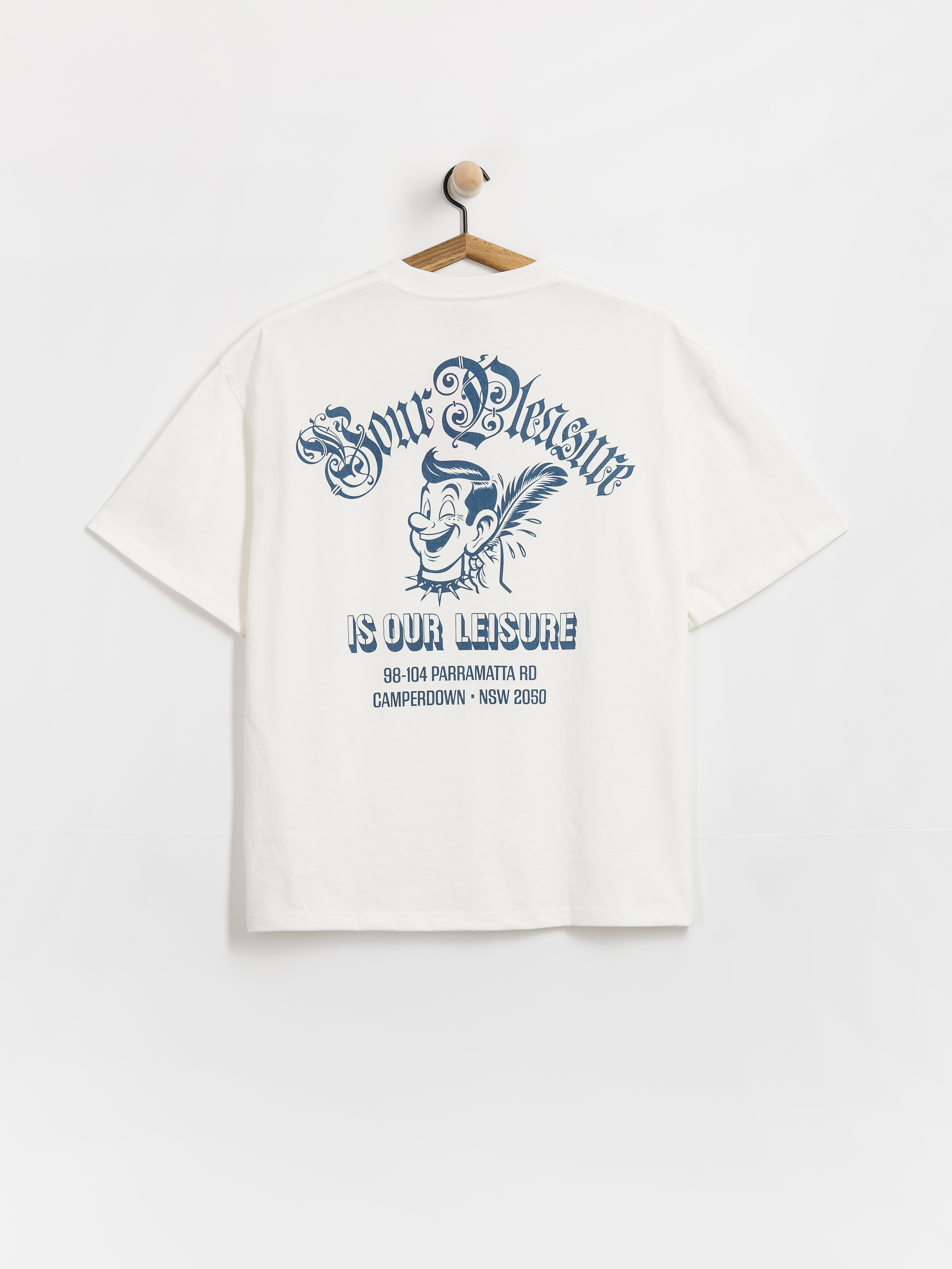 Тениска Deus Ex Machina Ruff And Smooth (vintage white)