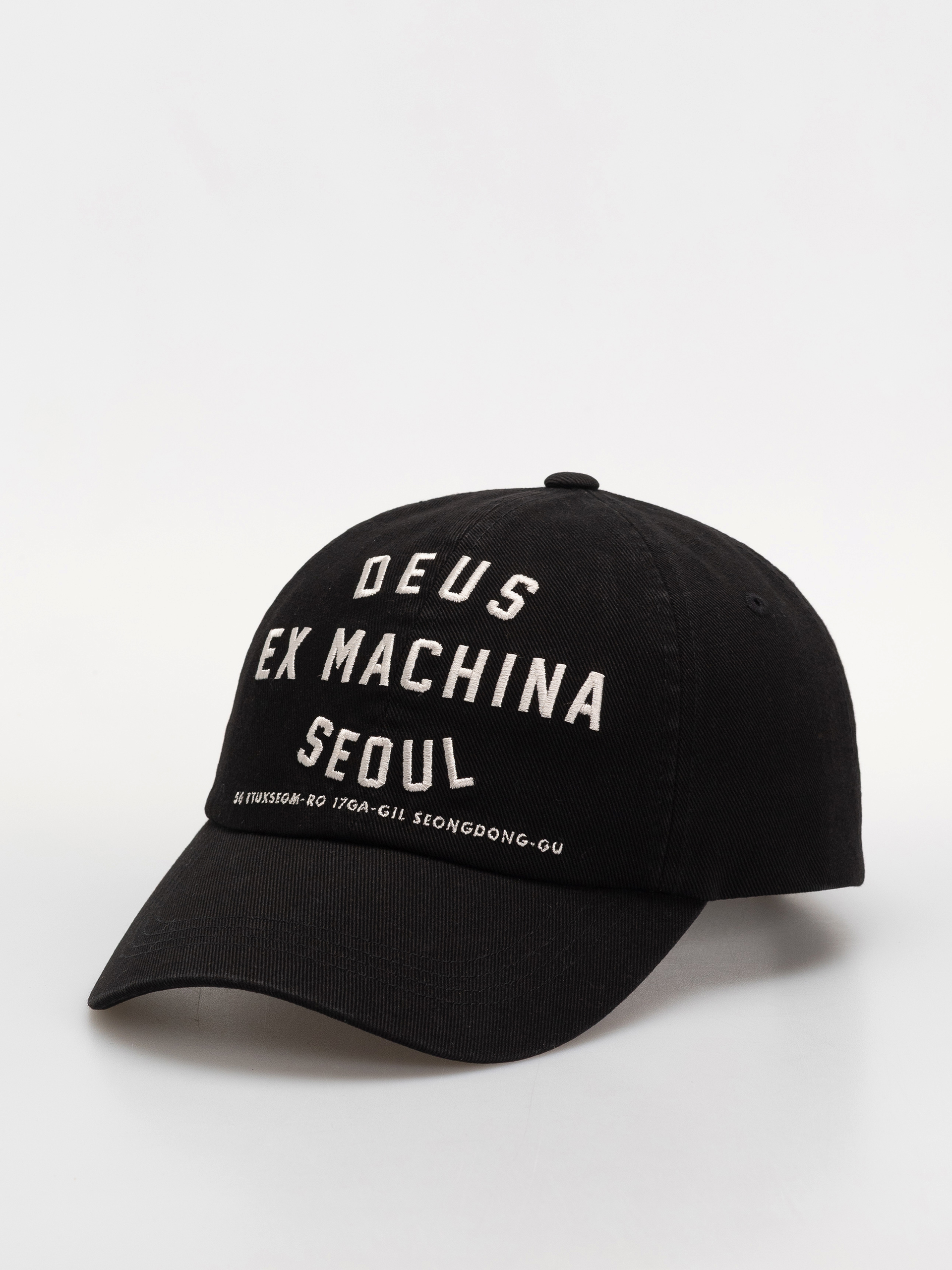 u0428u0430u043fu043au0430 u0441 u043au043eu0437u0438u0440u043au0430 Deus Ex Machina College Address (black)