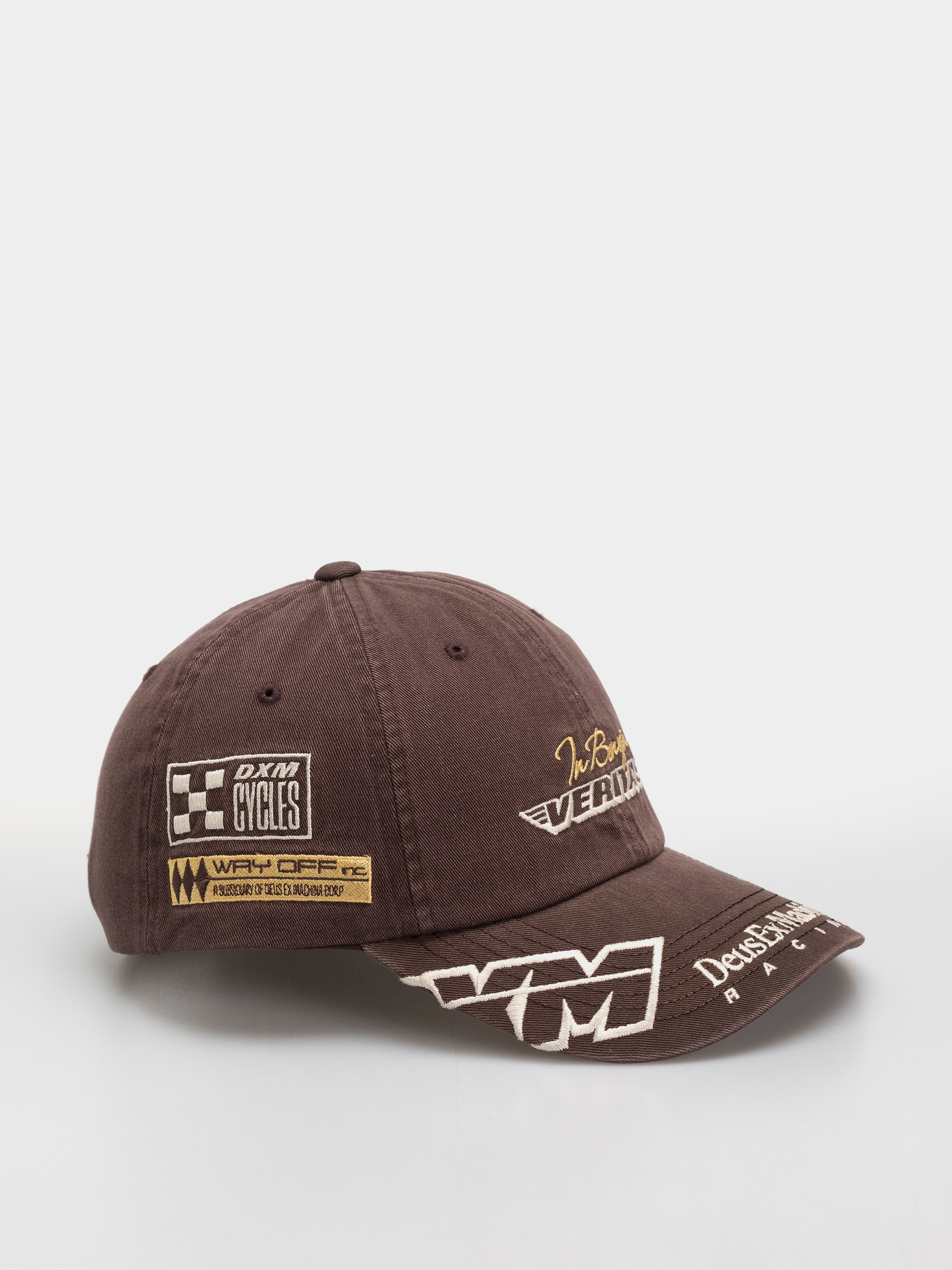 Шапка с козирка Deus Ex Machina Ace Moto (brown)