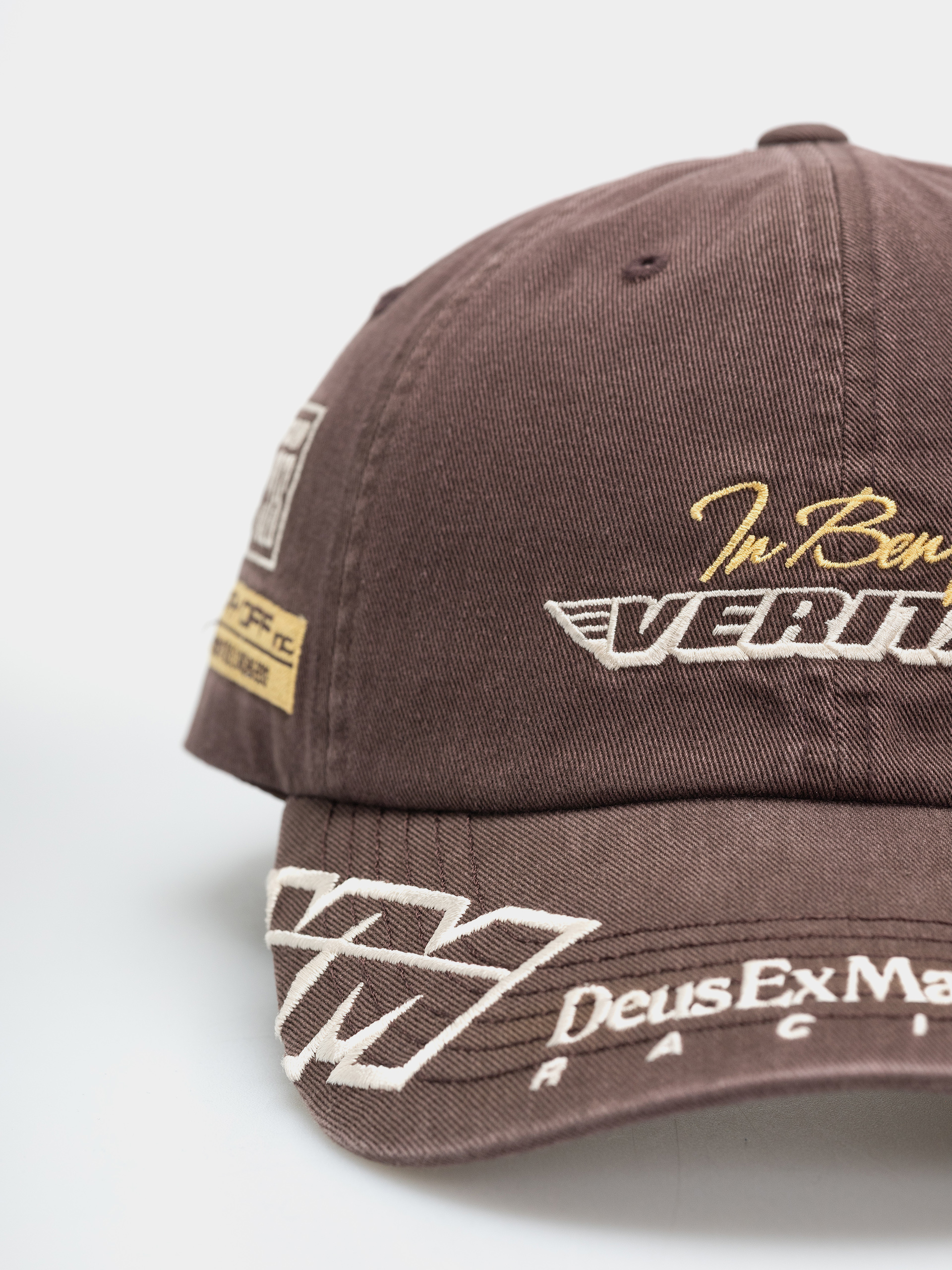 Шапка с козирка Deus Ex Machina Ace Moto (brown)