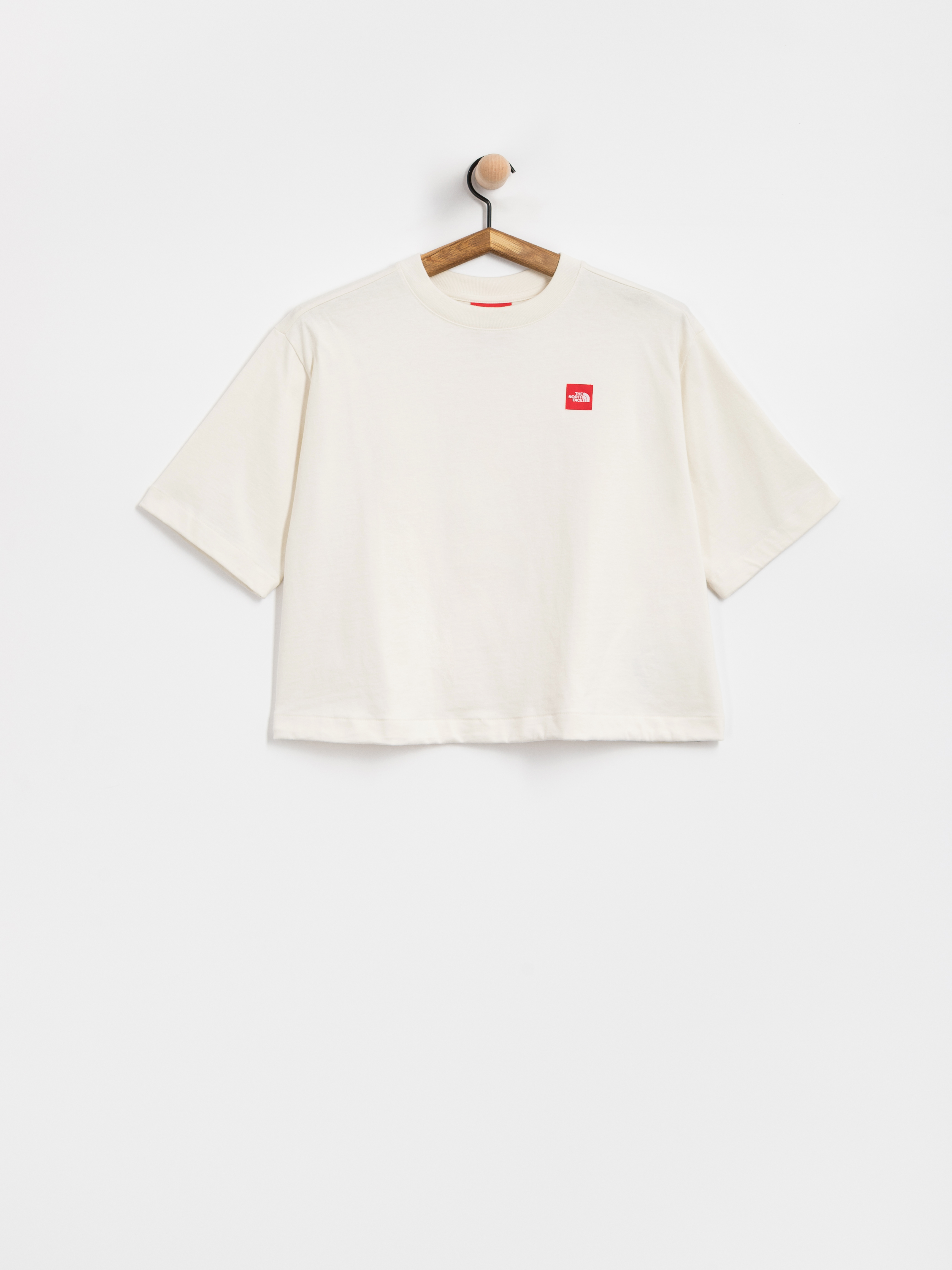 Тениска The North Face Tnf Red Box Boxy Wmn (white dune)