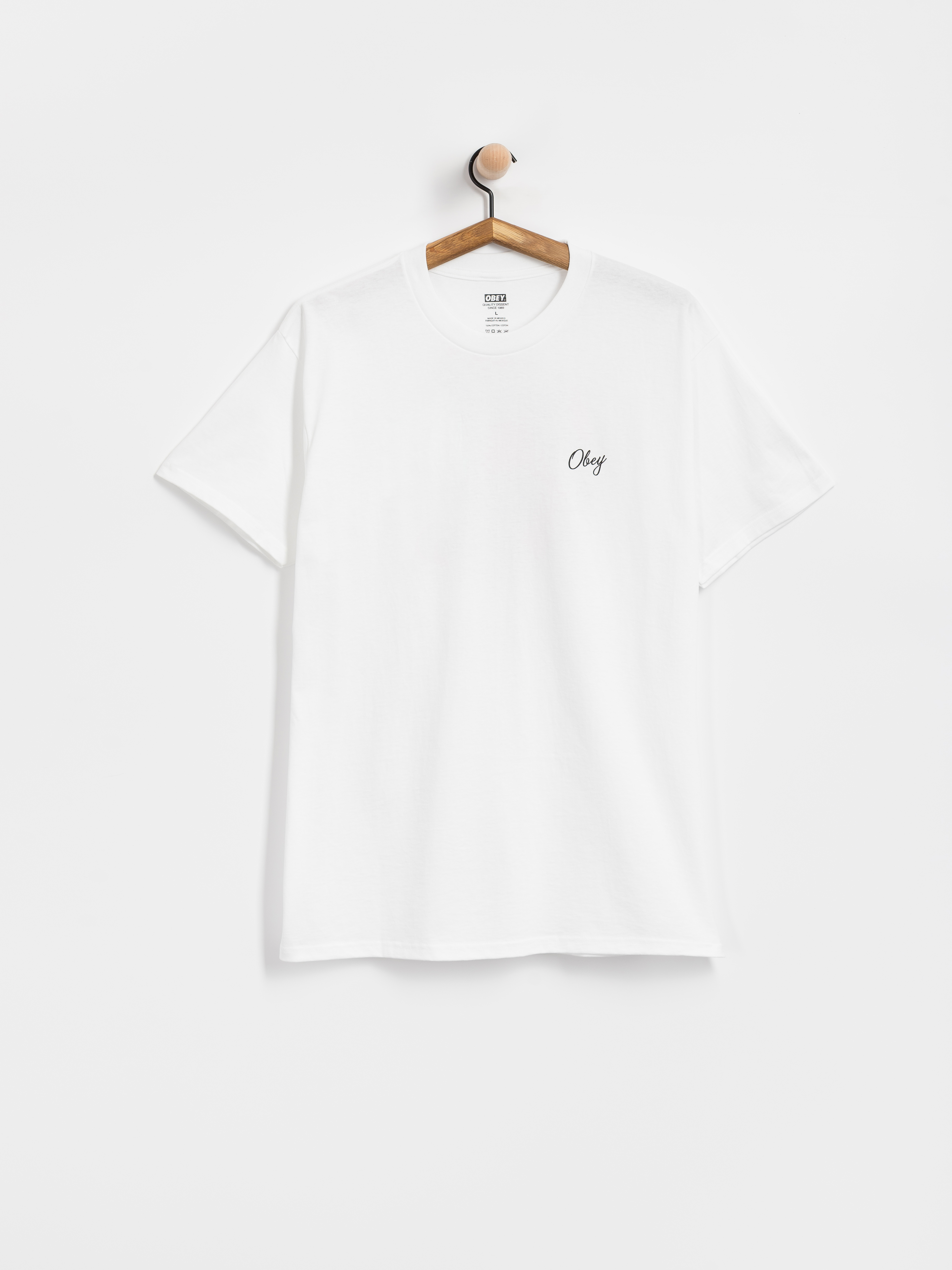 Тениска OBEY Paper Rose (white)