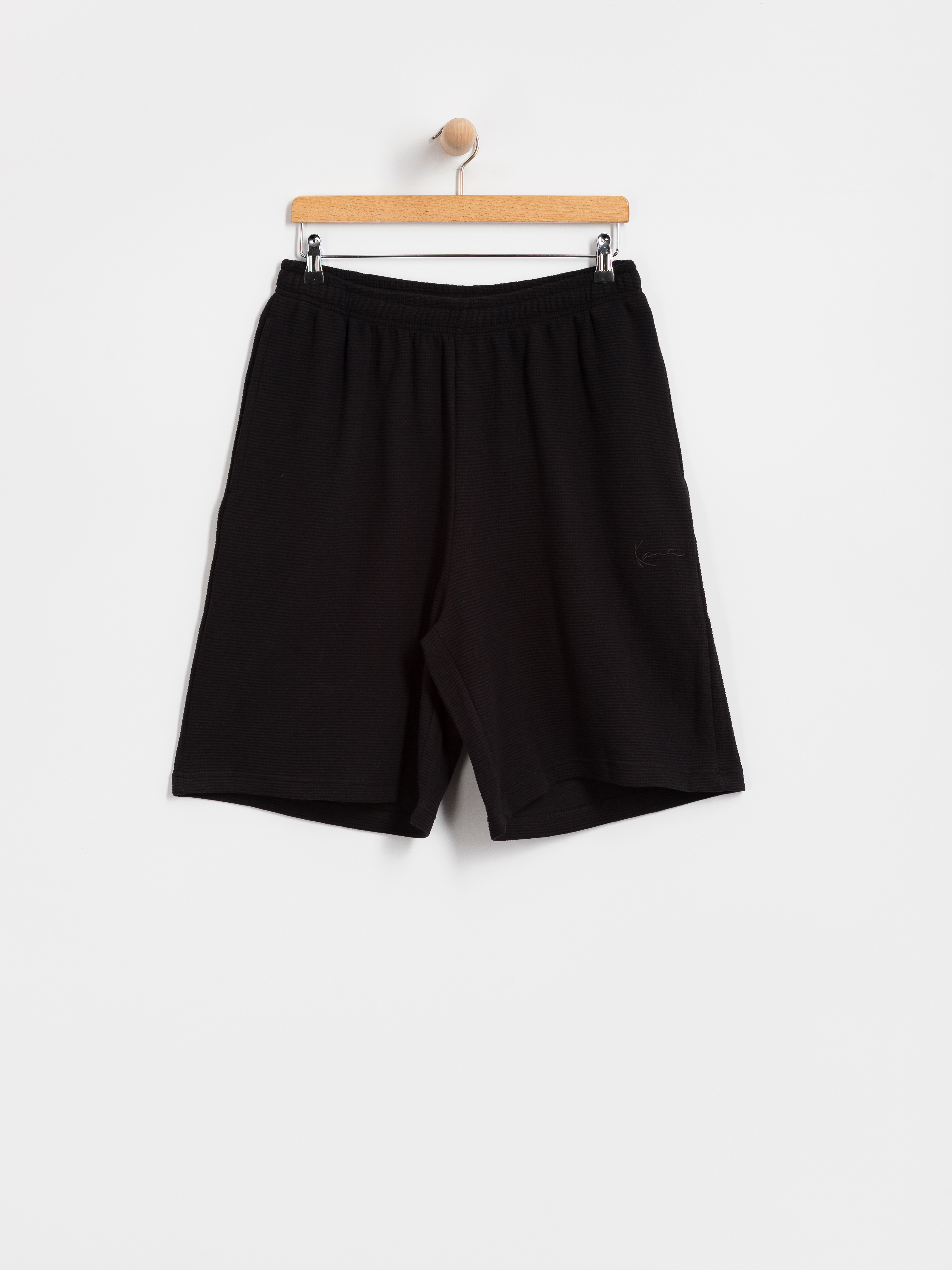 Къси панталони Karl Kani Signature Waffle (black)