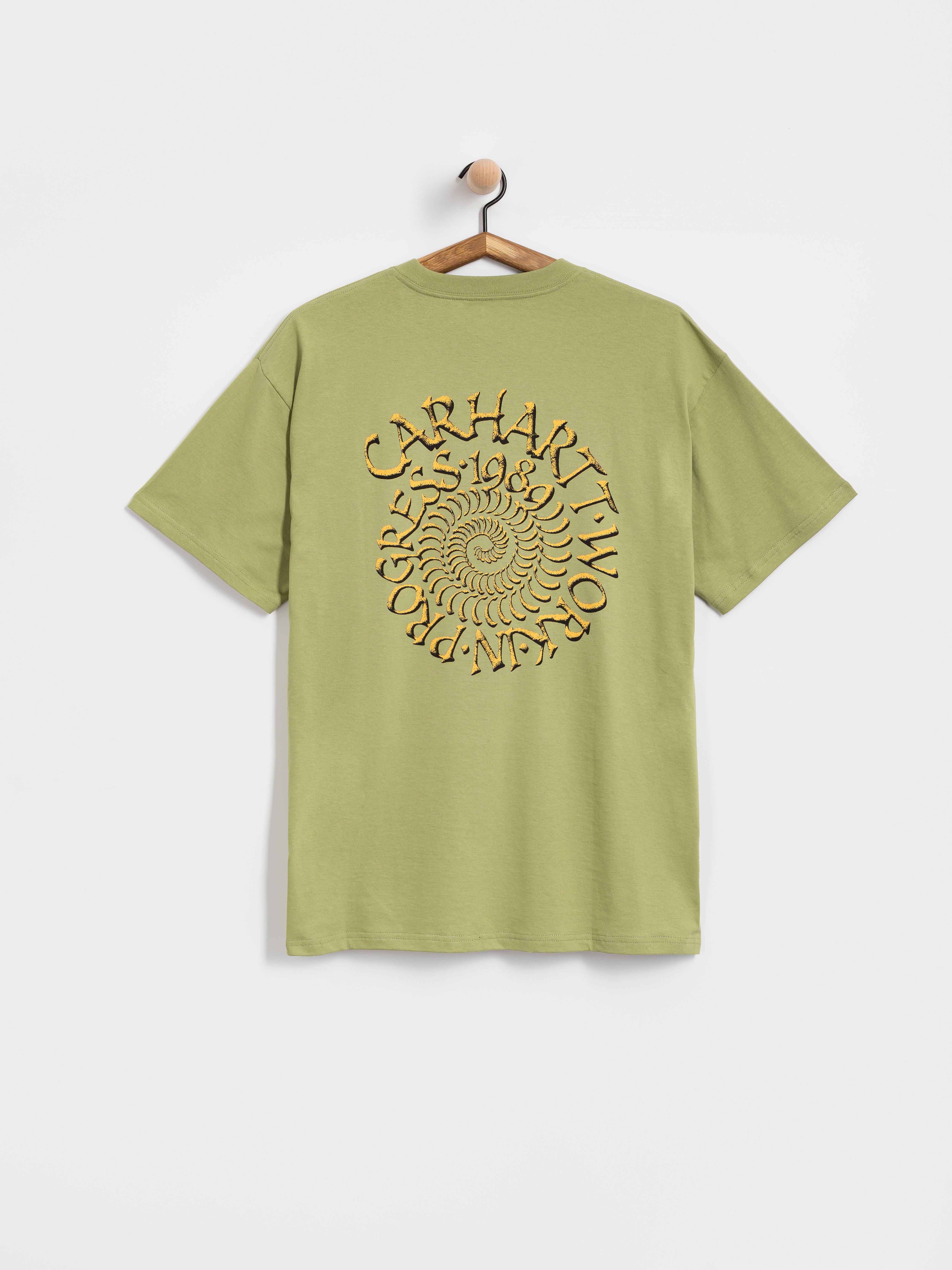 Тениска Carhartt WIP Spirals (gentle green)