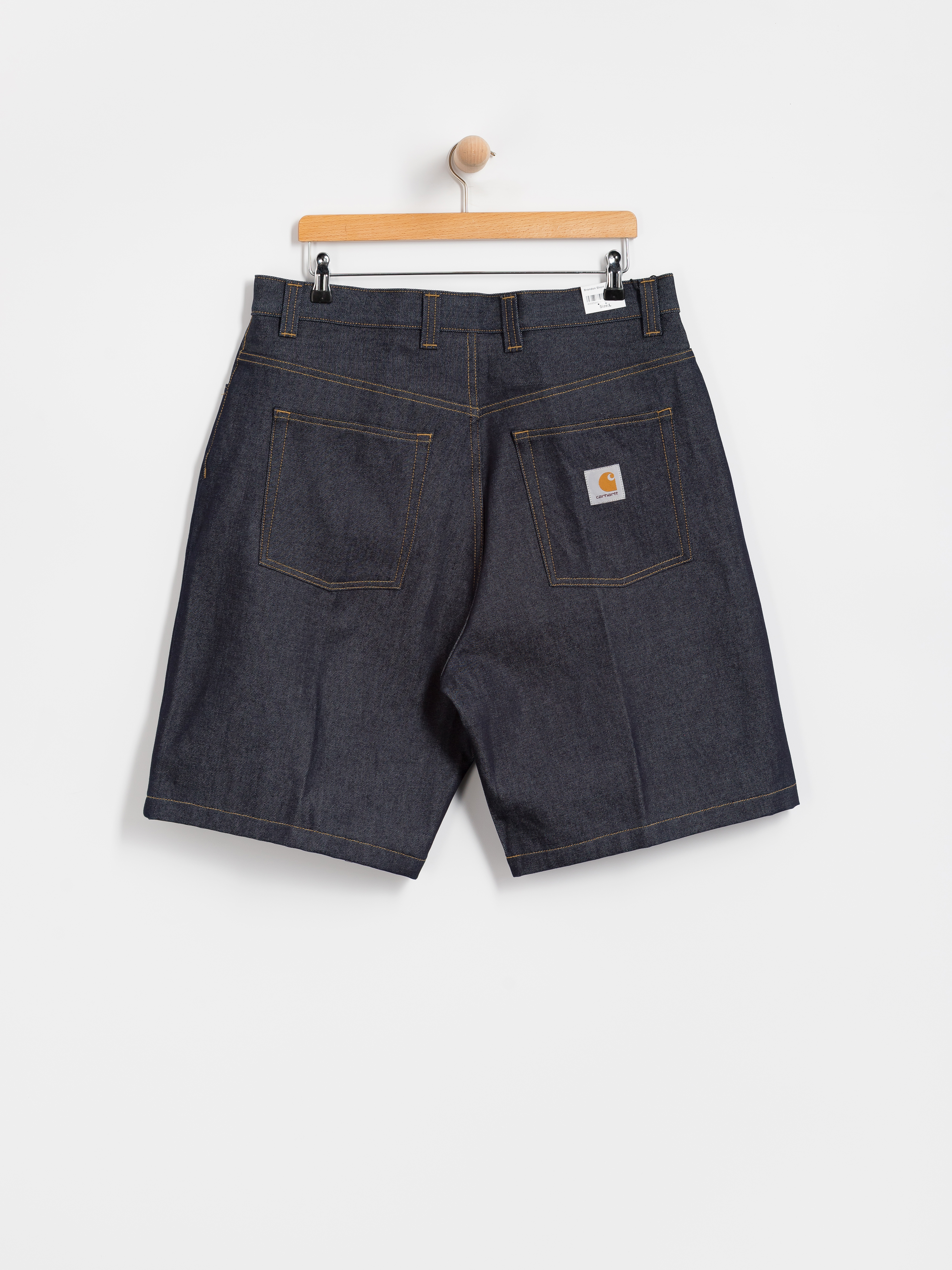 Къси панталони Carhartt WIP Brandon (blue rigrid)