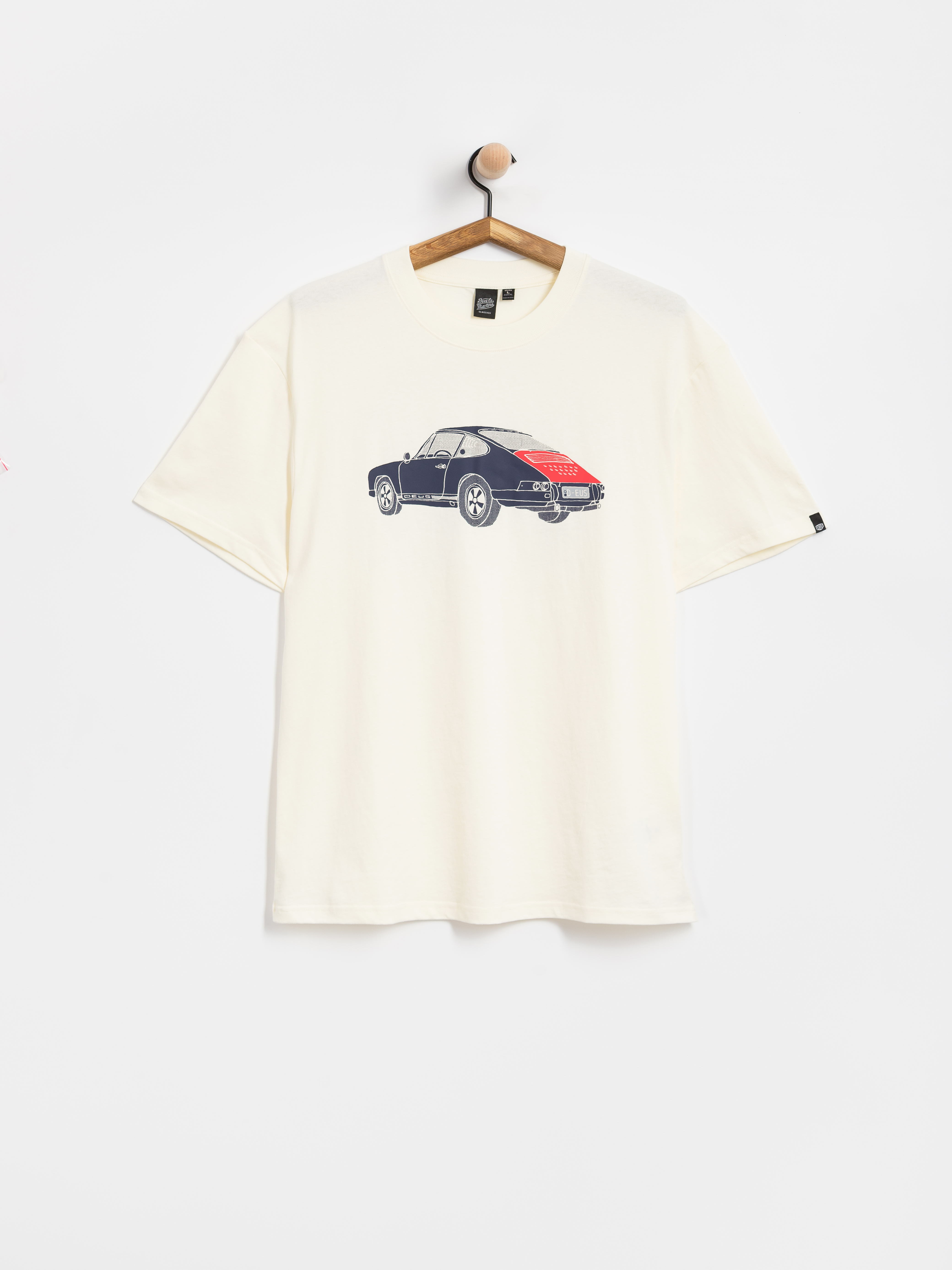 Тениска Deus Ex Machina Emporium Niner (pristine white)