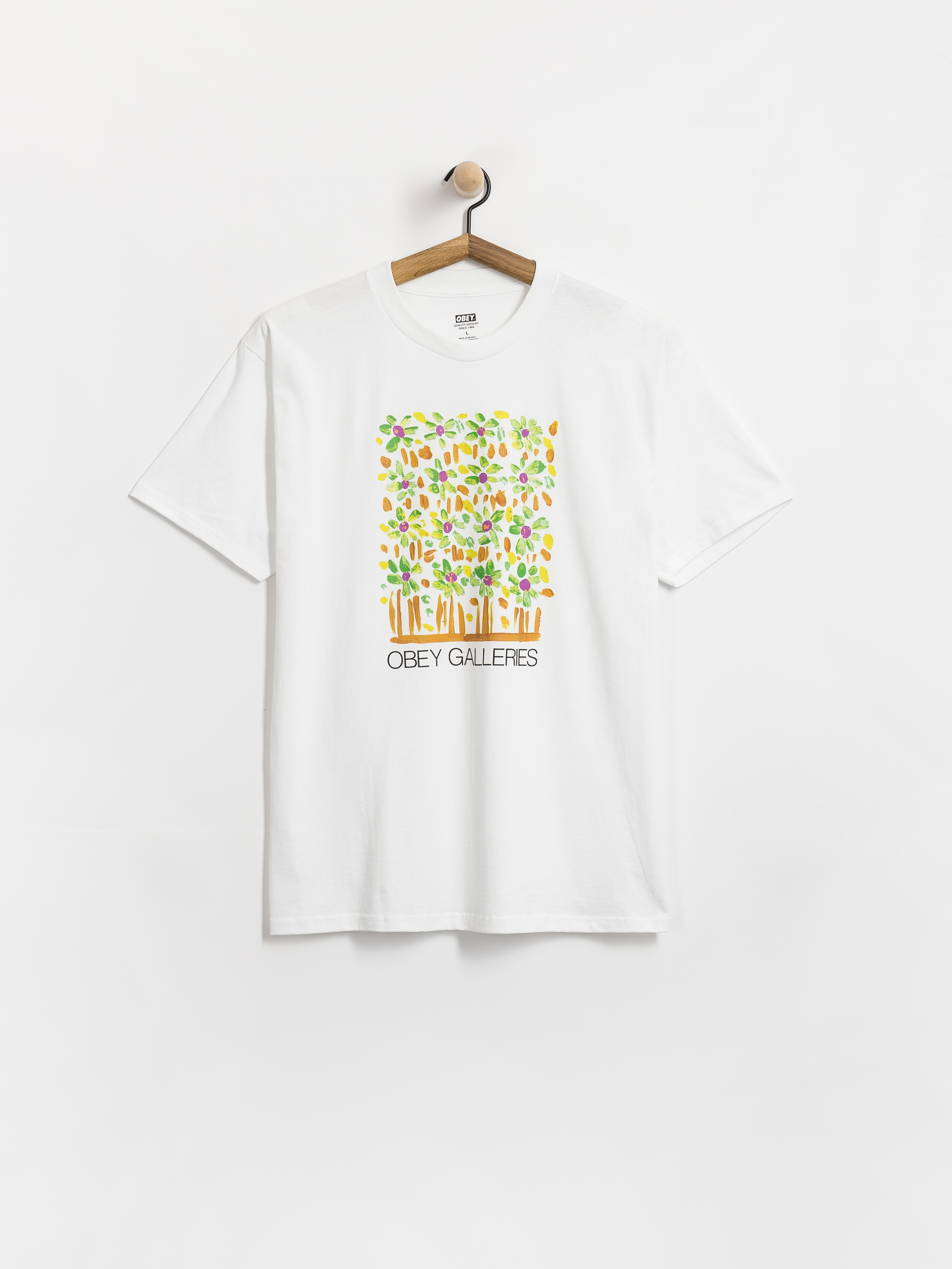Тениска OBEY Galleries (white)