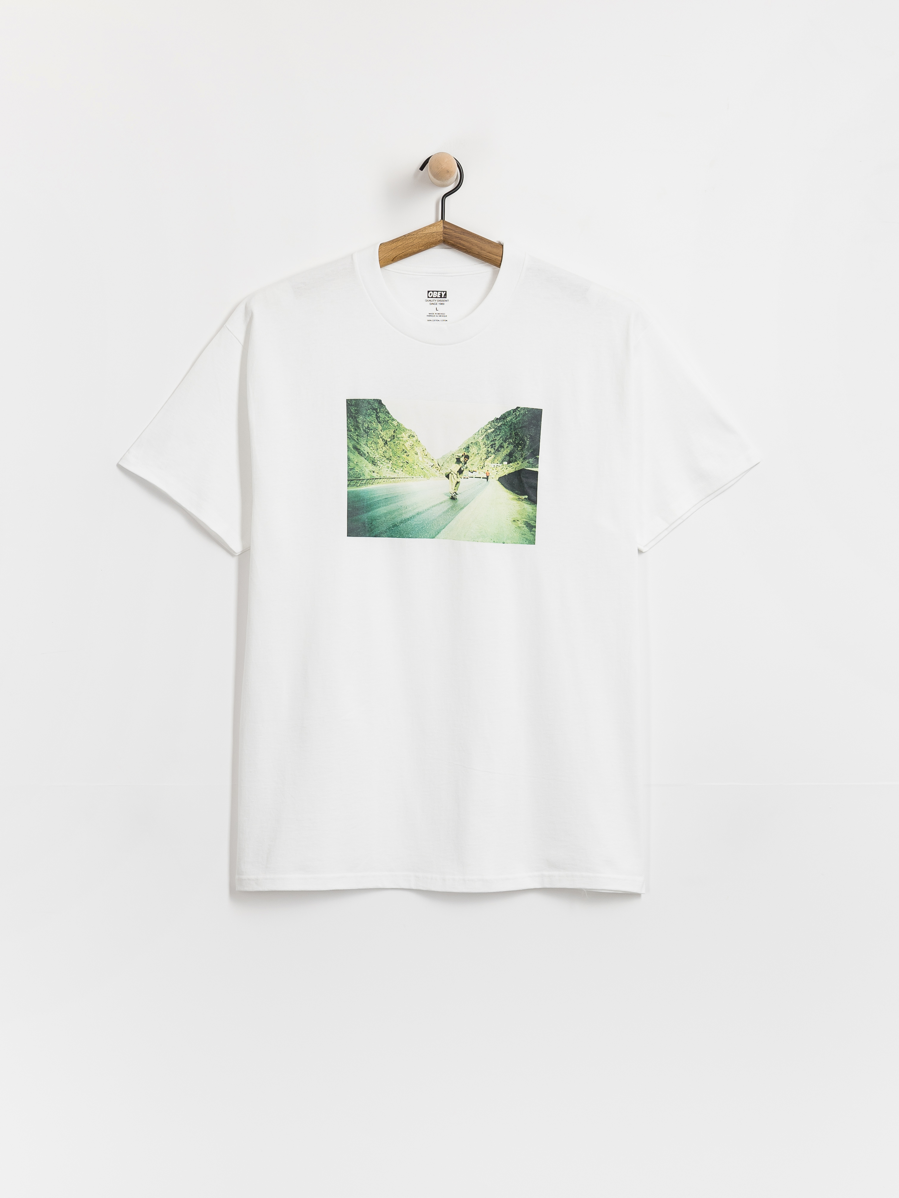 Тениска OBEY Skateistan Photo (white)