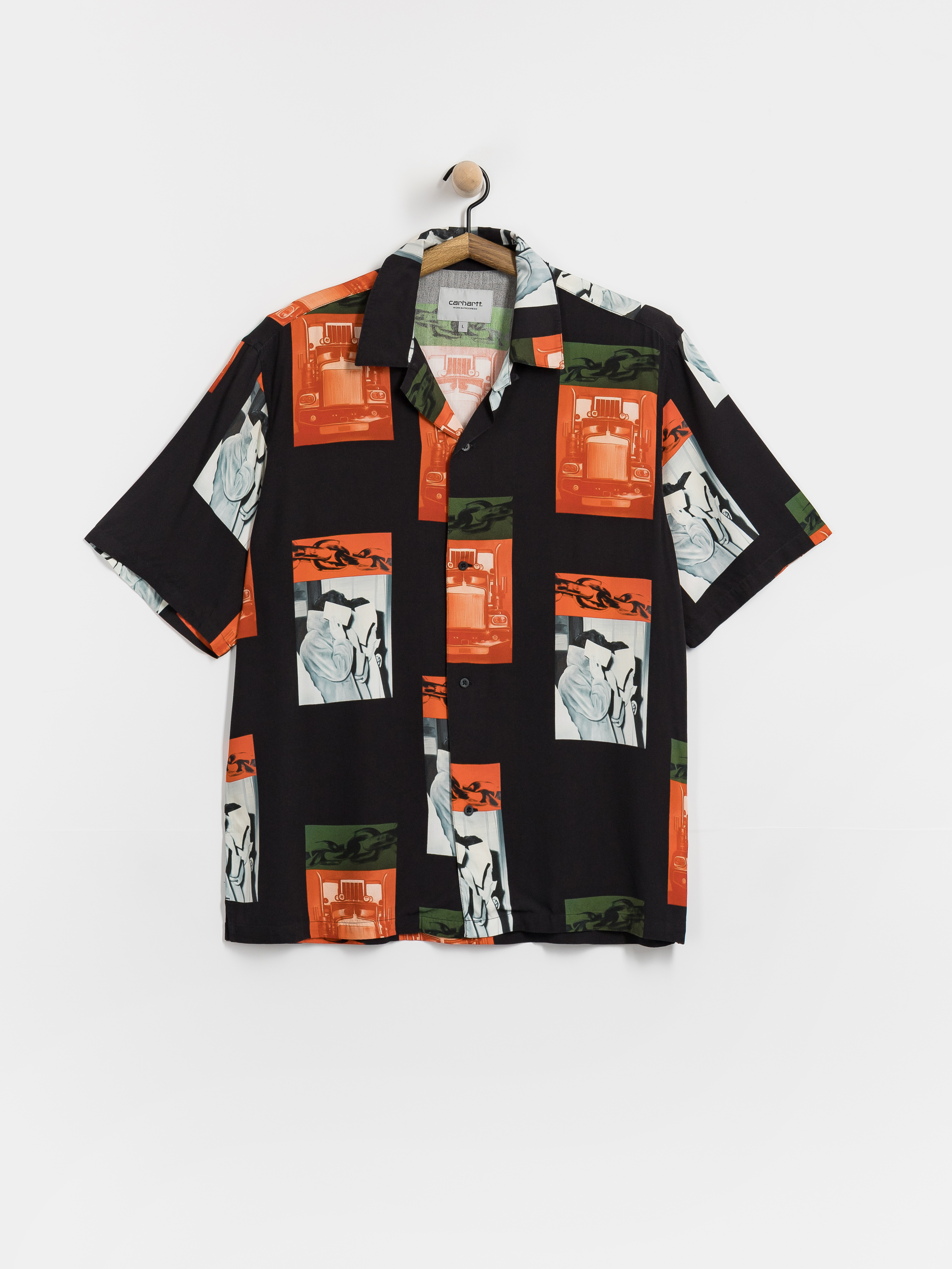 Риза Carhartt WIP Sean Hamilton (sean hamilton print/black)