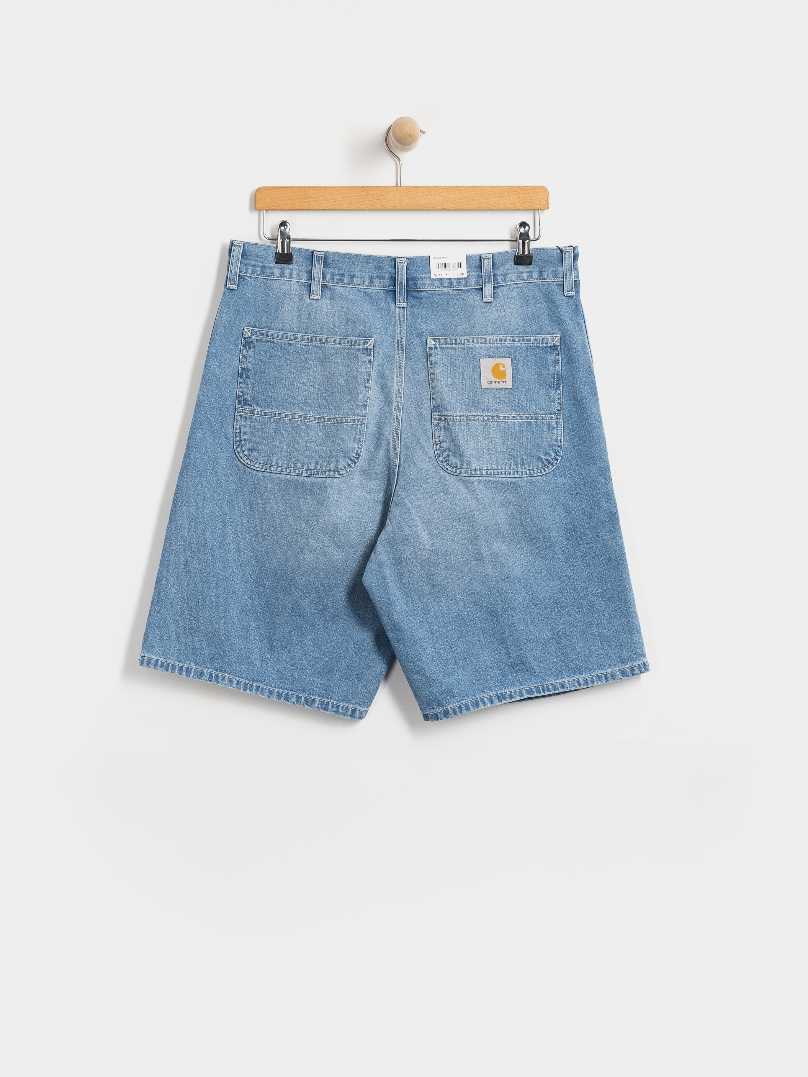 Къси панталони Carhartt WIP Simple (blue light true washed)