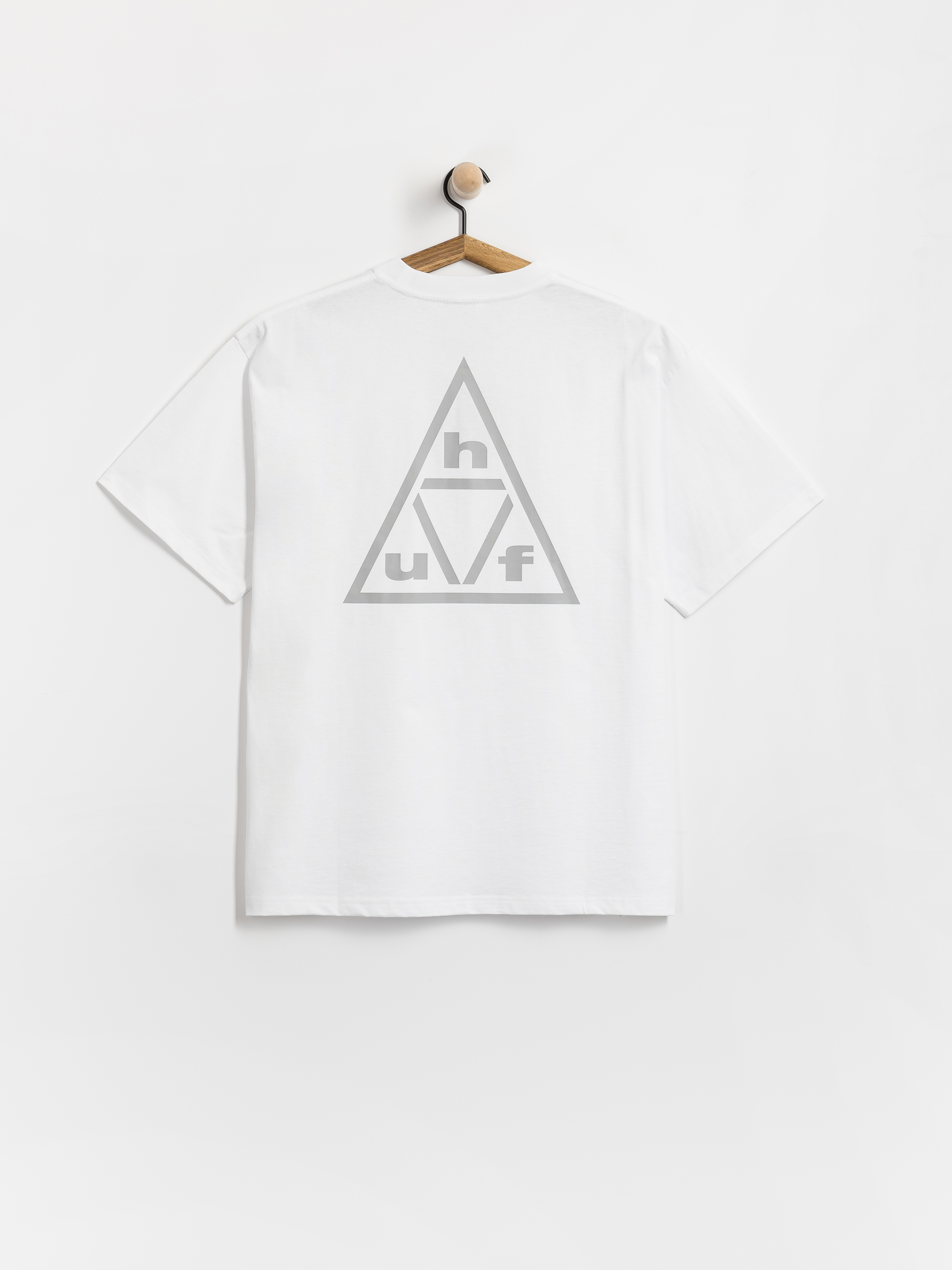 Тениска HUF Triple Triangle (white/grey)