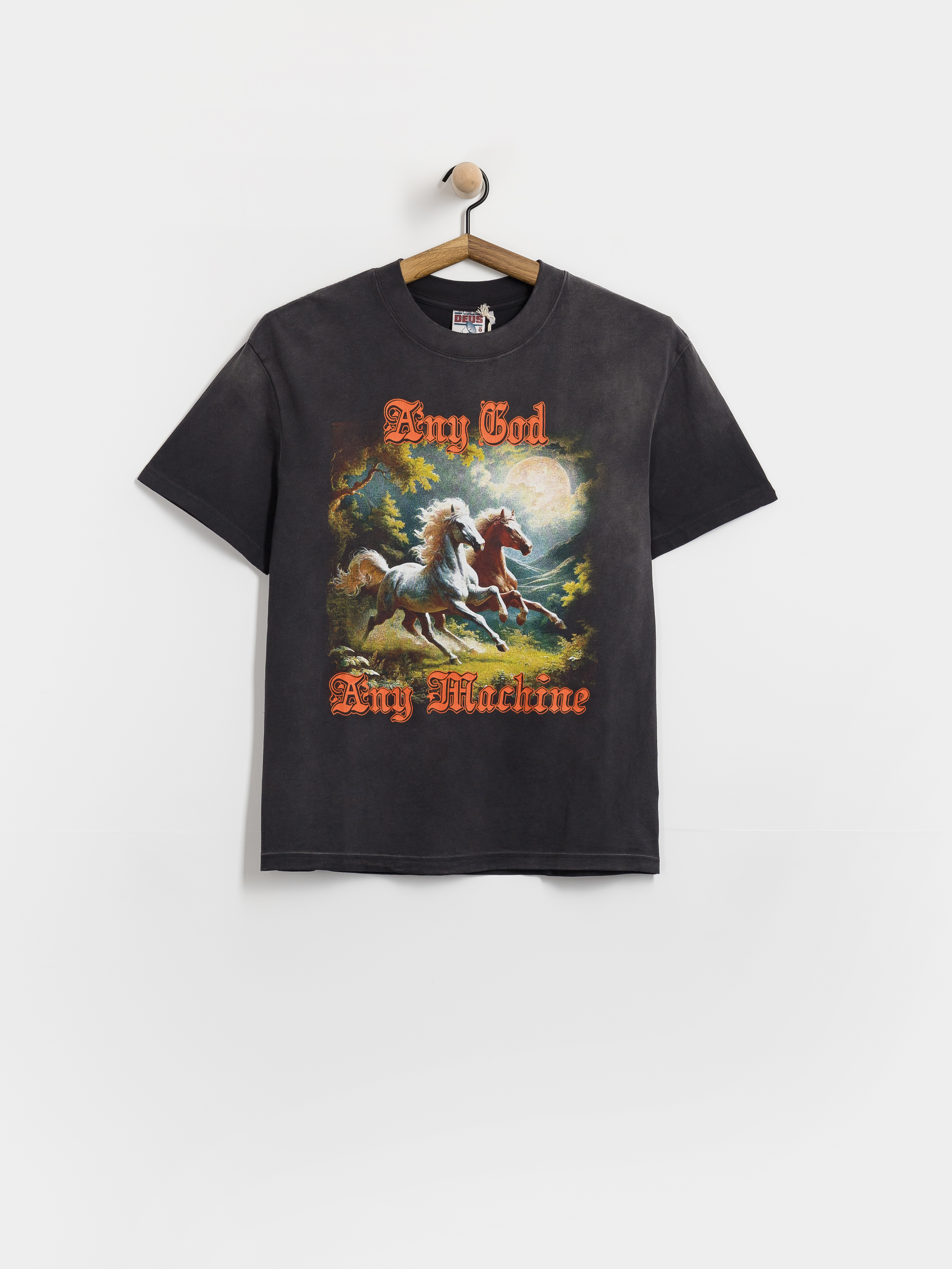 Тениска Deus Ex Machina Horseplay (black beauty)