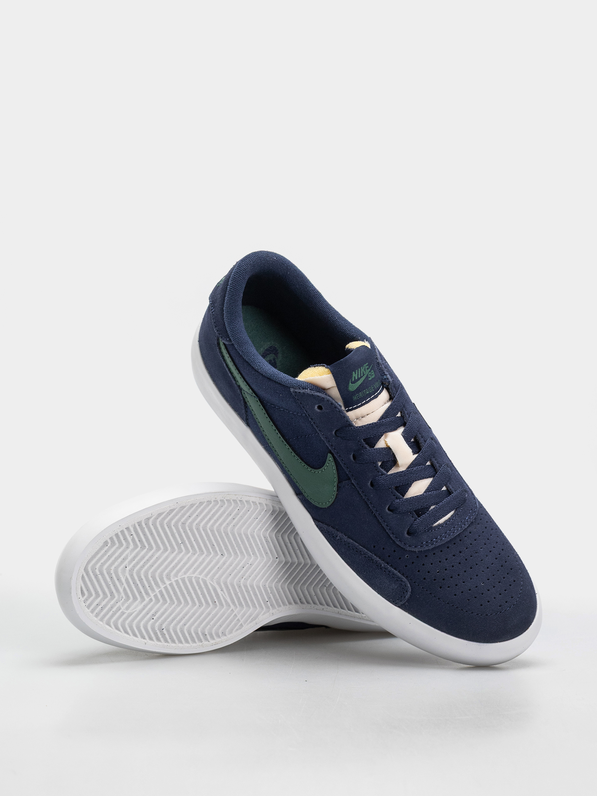 Обувки Nike SB Heritage Vulc (midnight navy/noble green midnight navy)