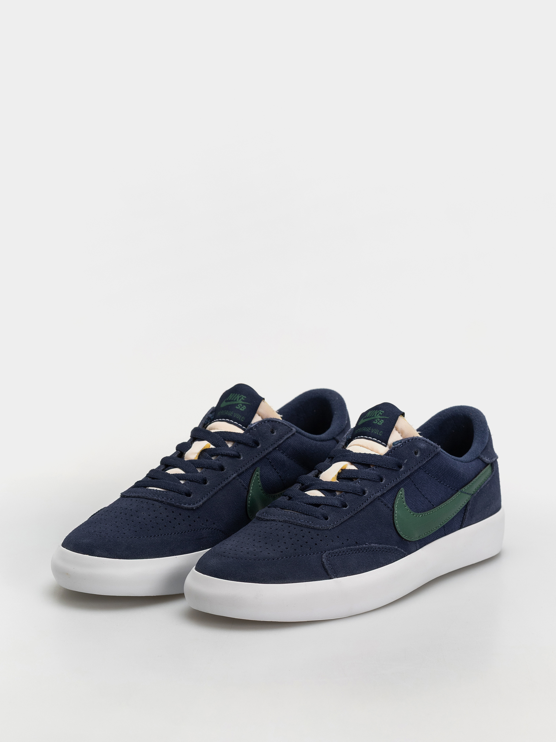 Обувки Nike SB Heritage Vulc (midnight navy/noble green midnight navy)