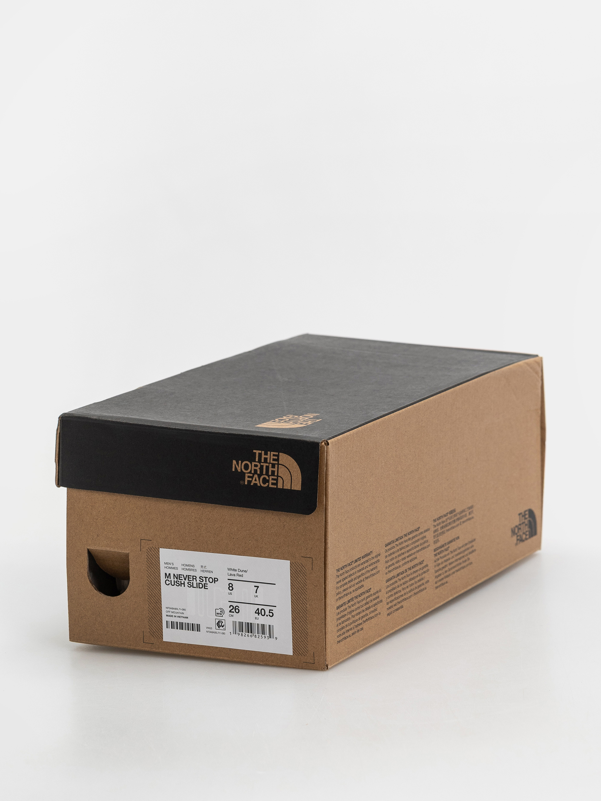 Чехли The North Face Never Stop Cush (white dune/lava)