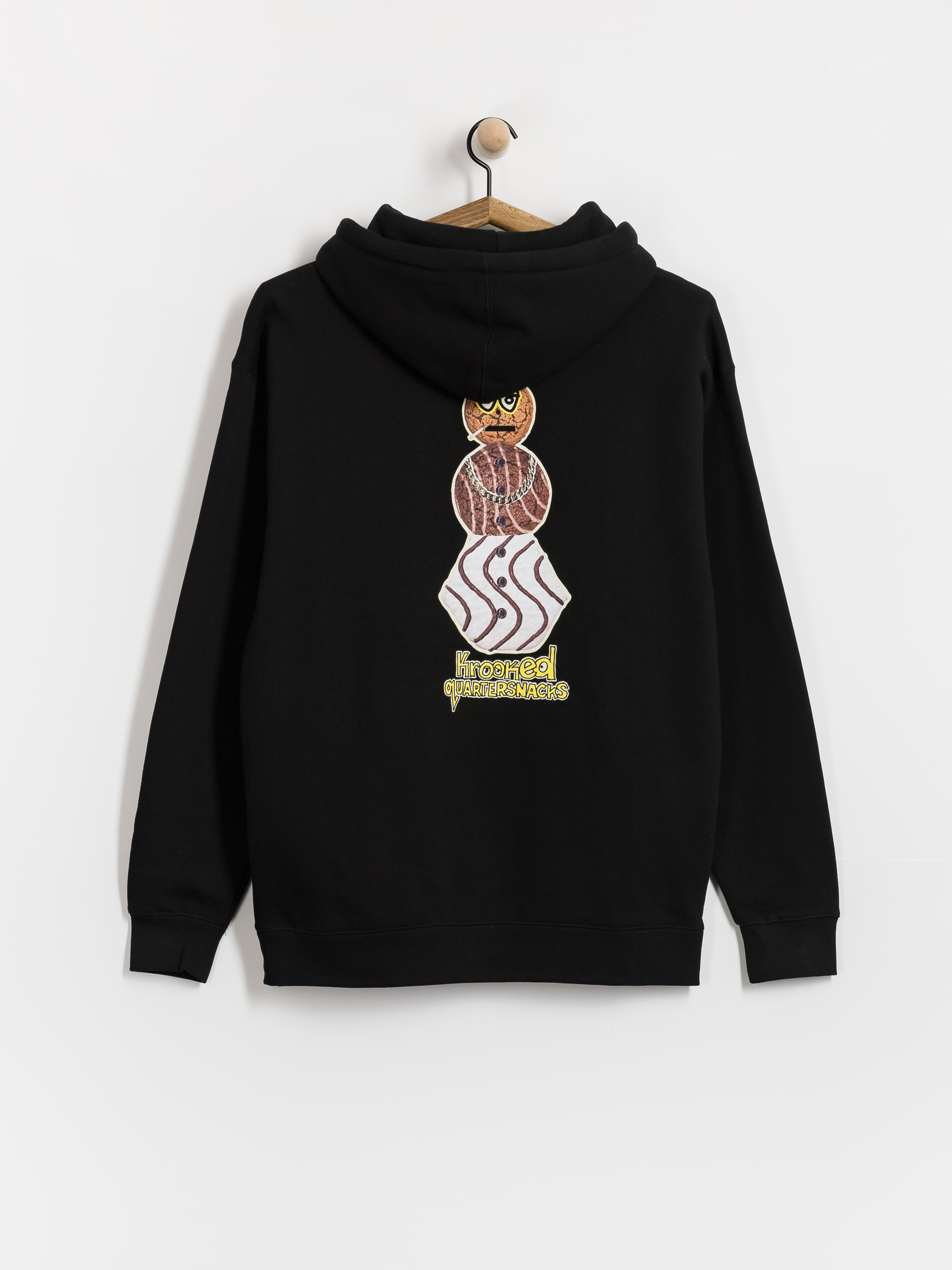 Суитшърт Krooked X Quarter Snacks Snackman (black)
