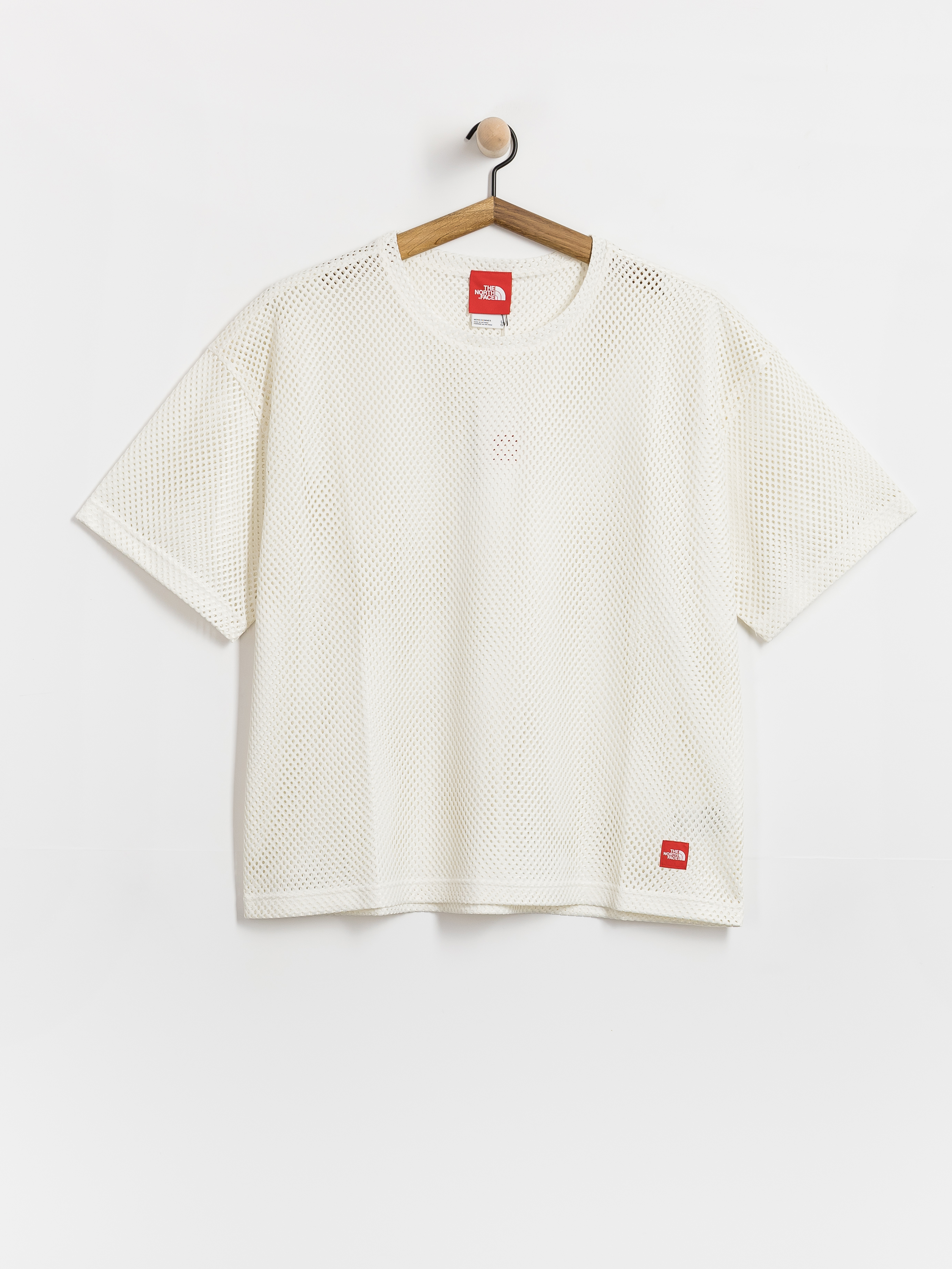 Тениска The North Face Tnf Red Box Mesh (white dune)