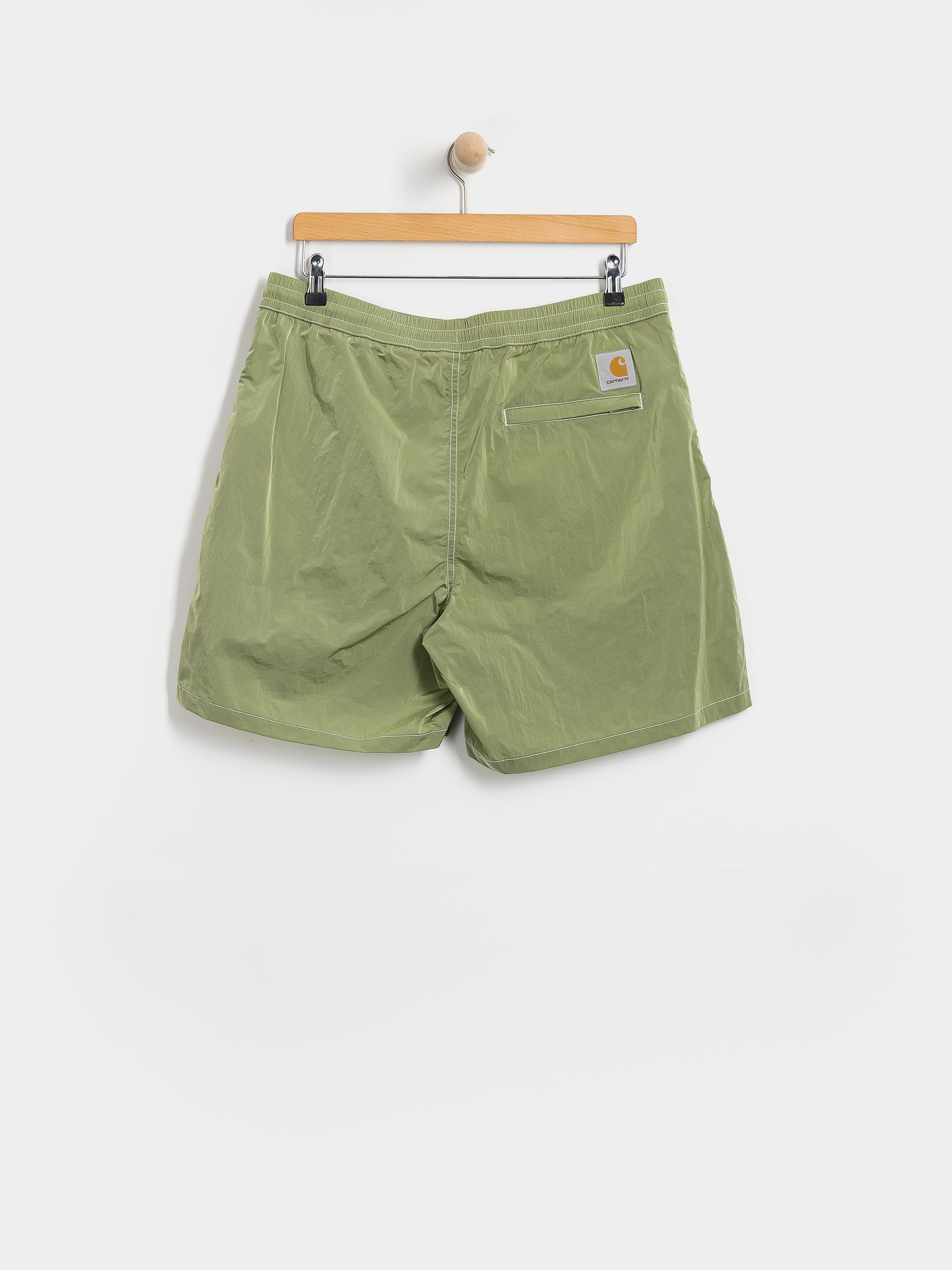 Къси панталони Carhartt WIP Canby Swim (gentle green/white)