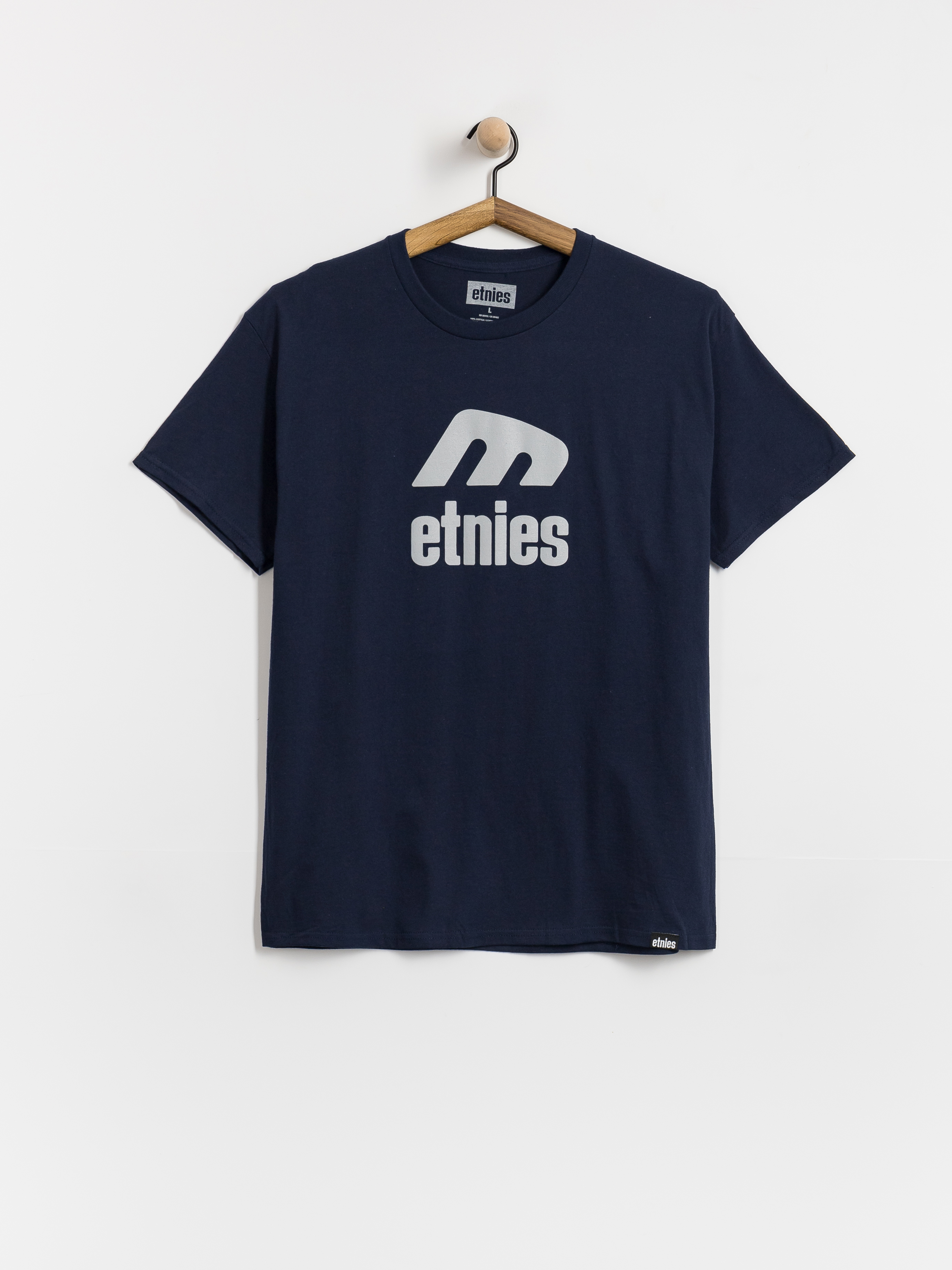 Тениска Etnies Icon E (navy/grey)