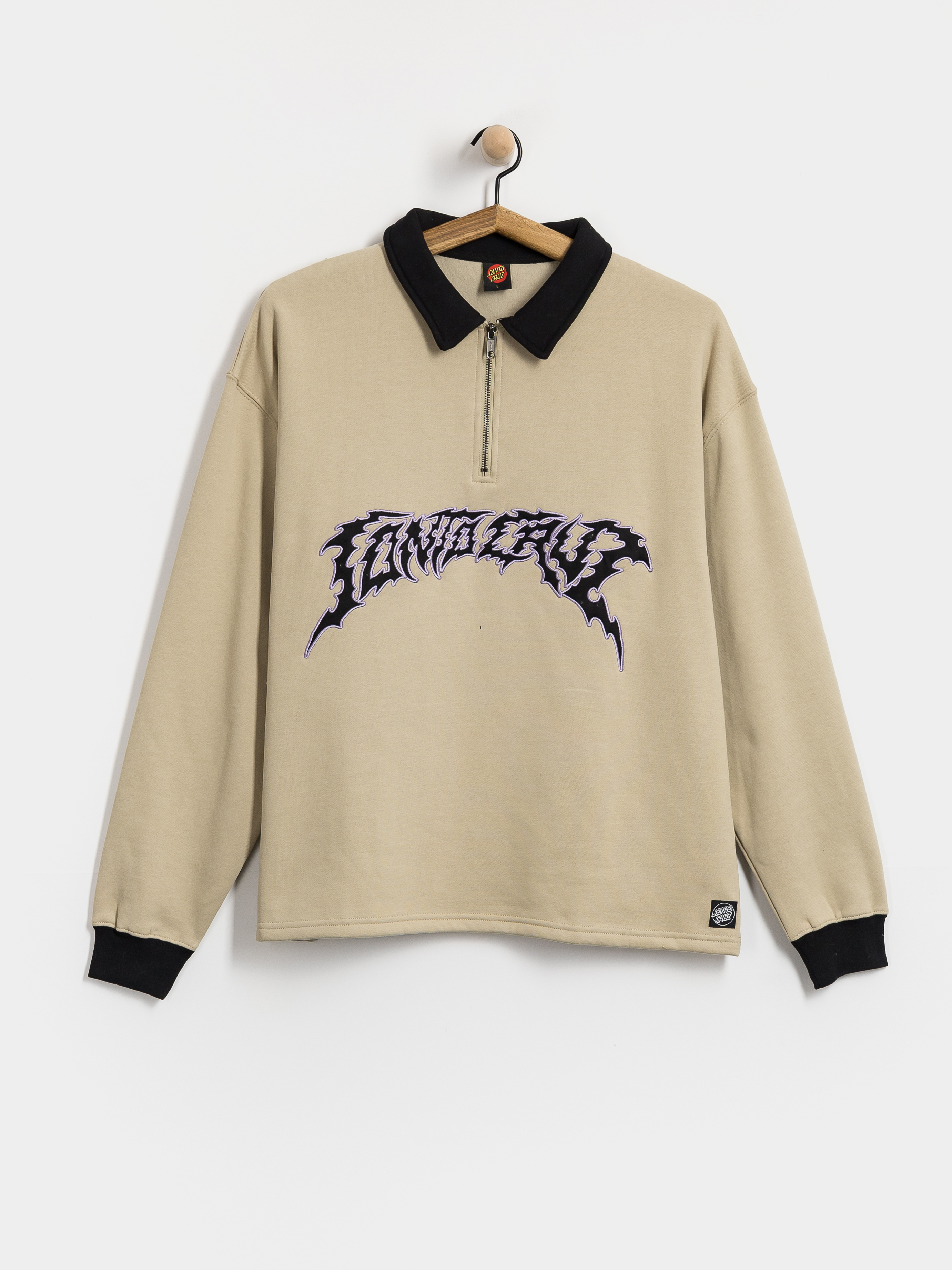 u0421u0443u0438u0442u0448u044au0440u0442 Santa Cruz Out Of Time Strip 1/4 Zip (stone grey)