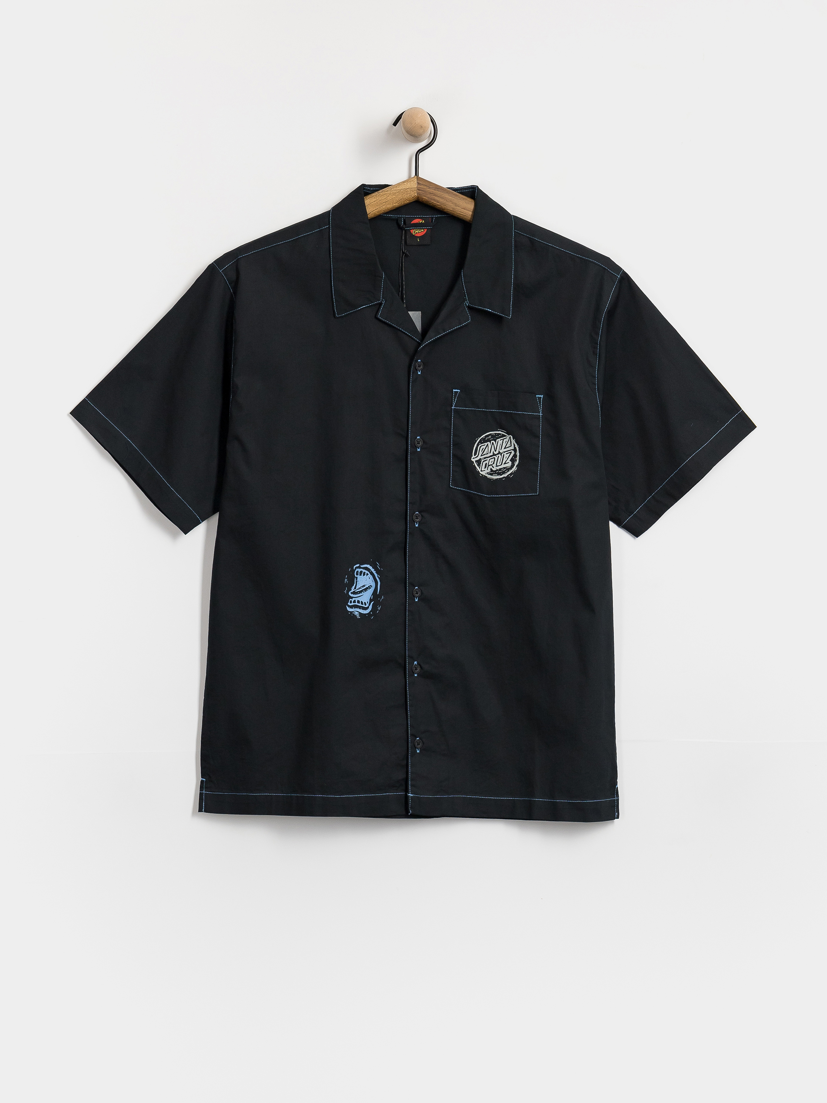 Риза Santa Cruz Stamped (black)