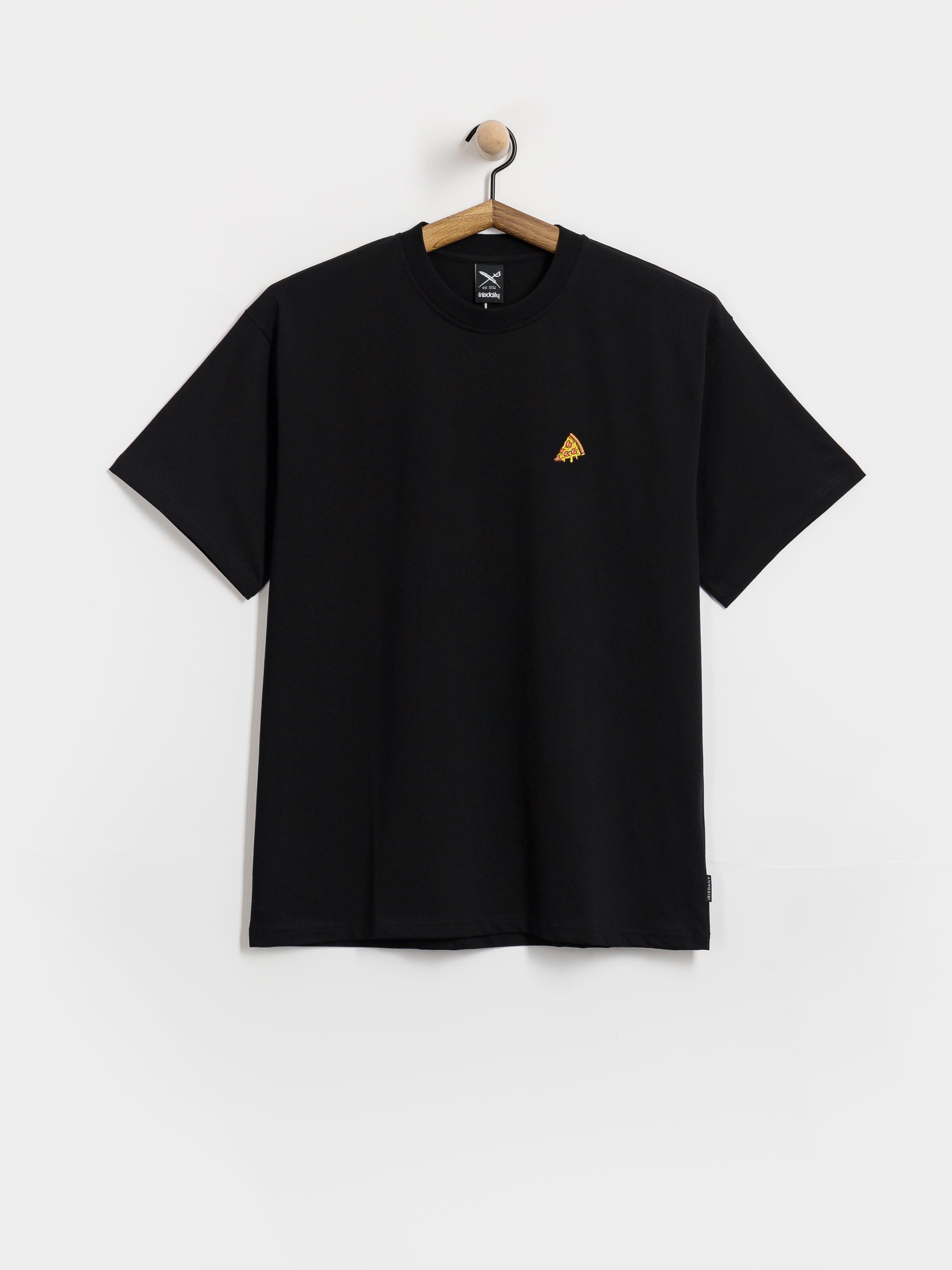 Тениска Iriedaily Pizza Slice (black)