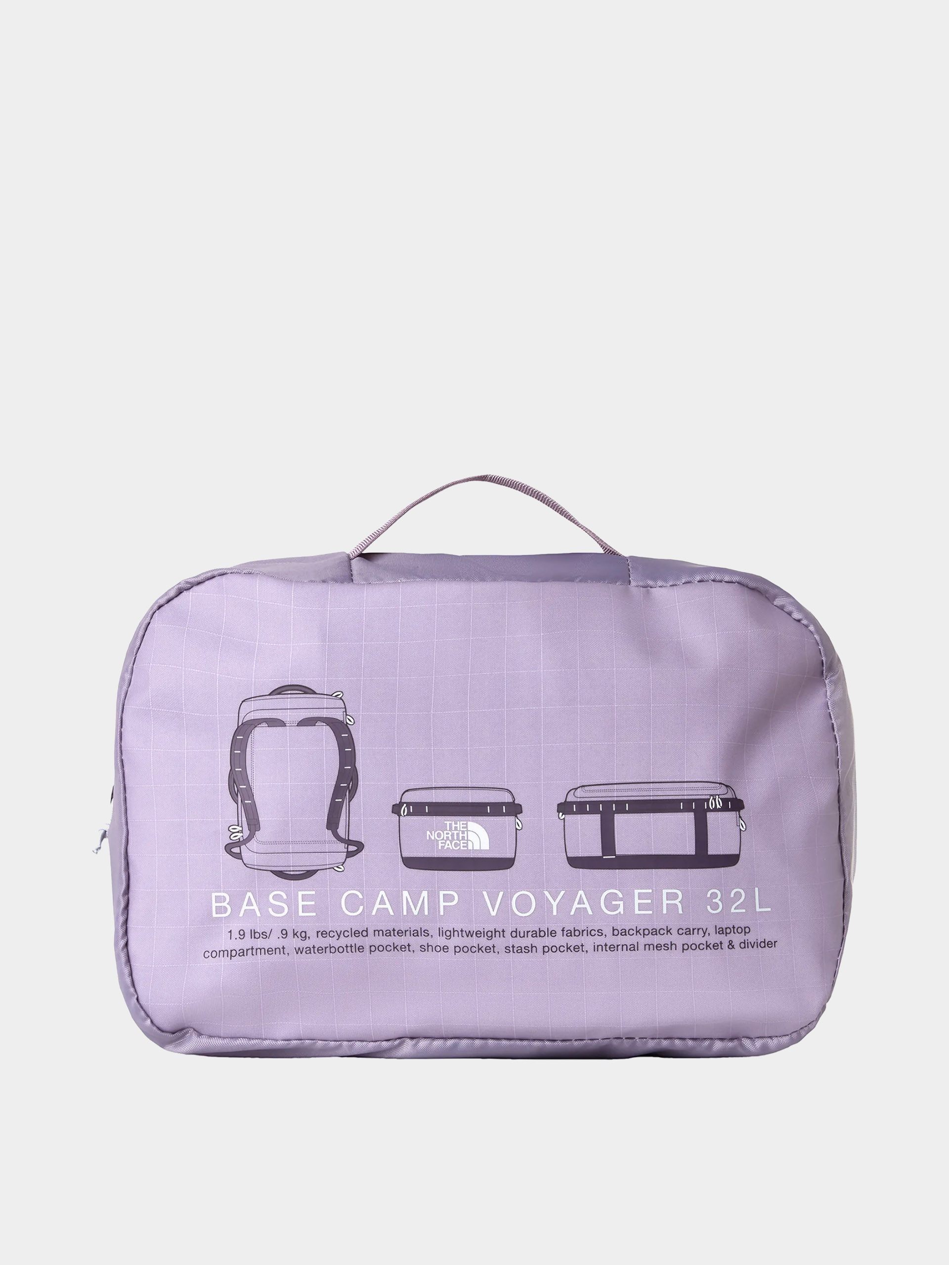 Чанта The North Face Base Camp Voyager Duffel 32L (transcendent gr)