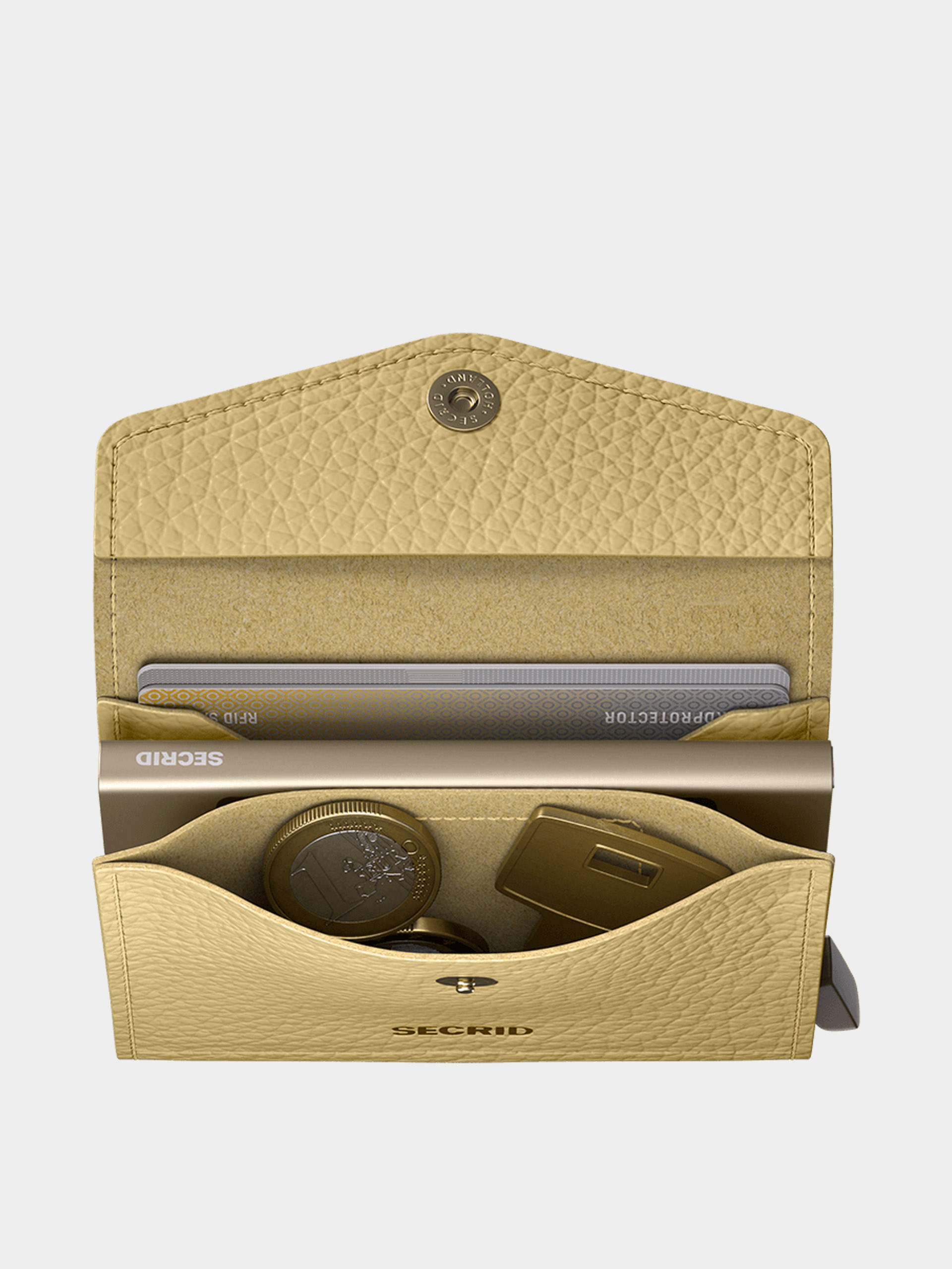 Портмоне Secrid Envelope (pebble butter yellow)