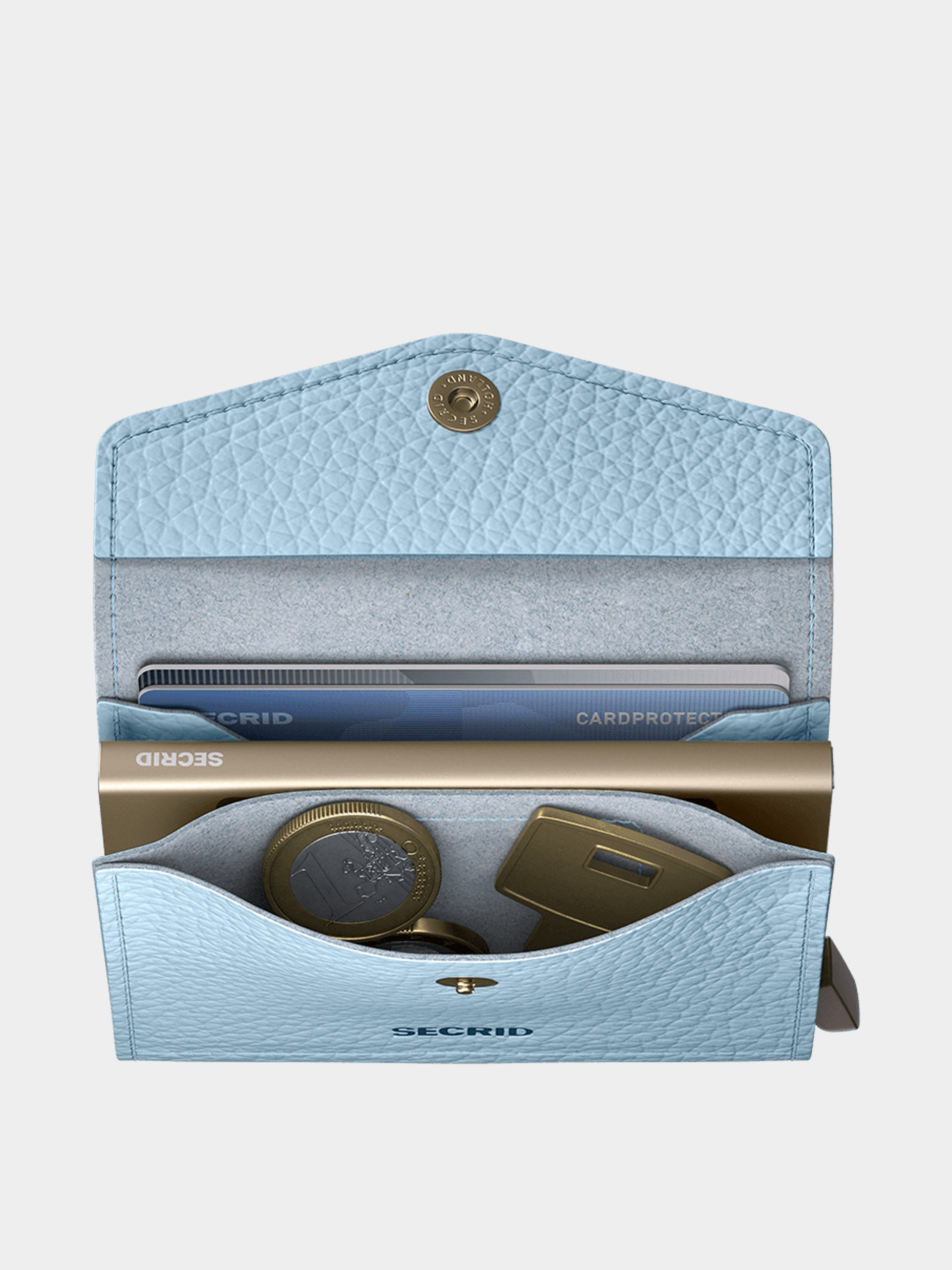 Портмоне Secrid Envelope (pebble ice blue)