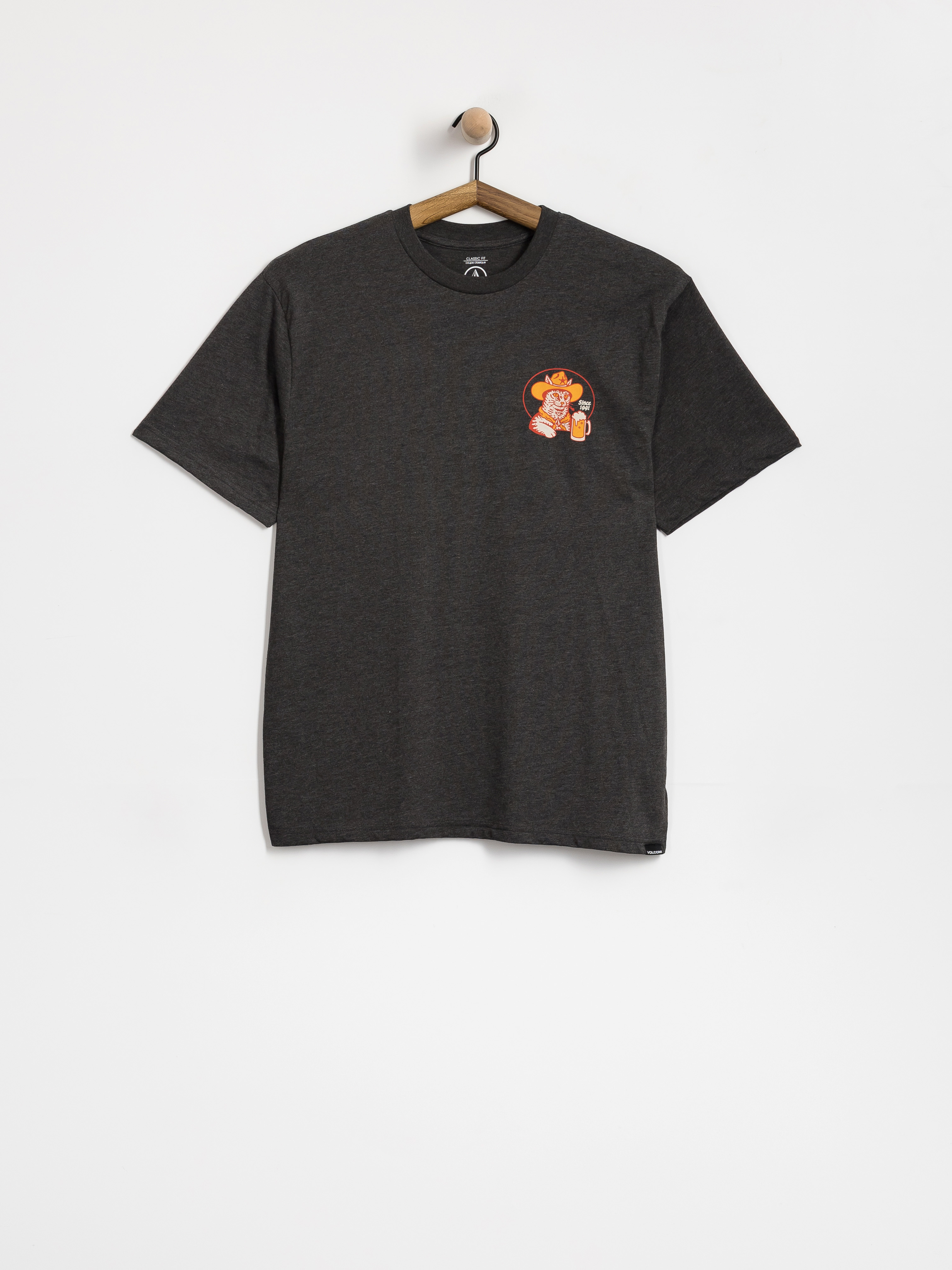 Тениска Volcom Meowdy Hth (heather black)