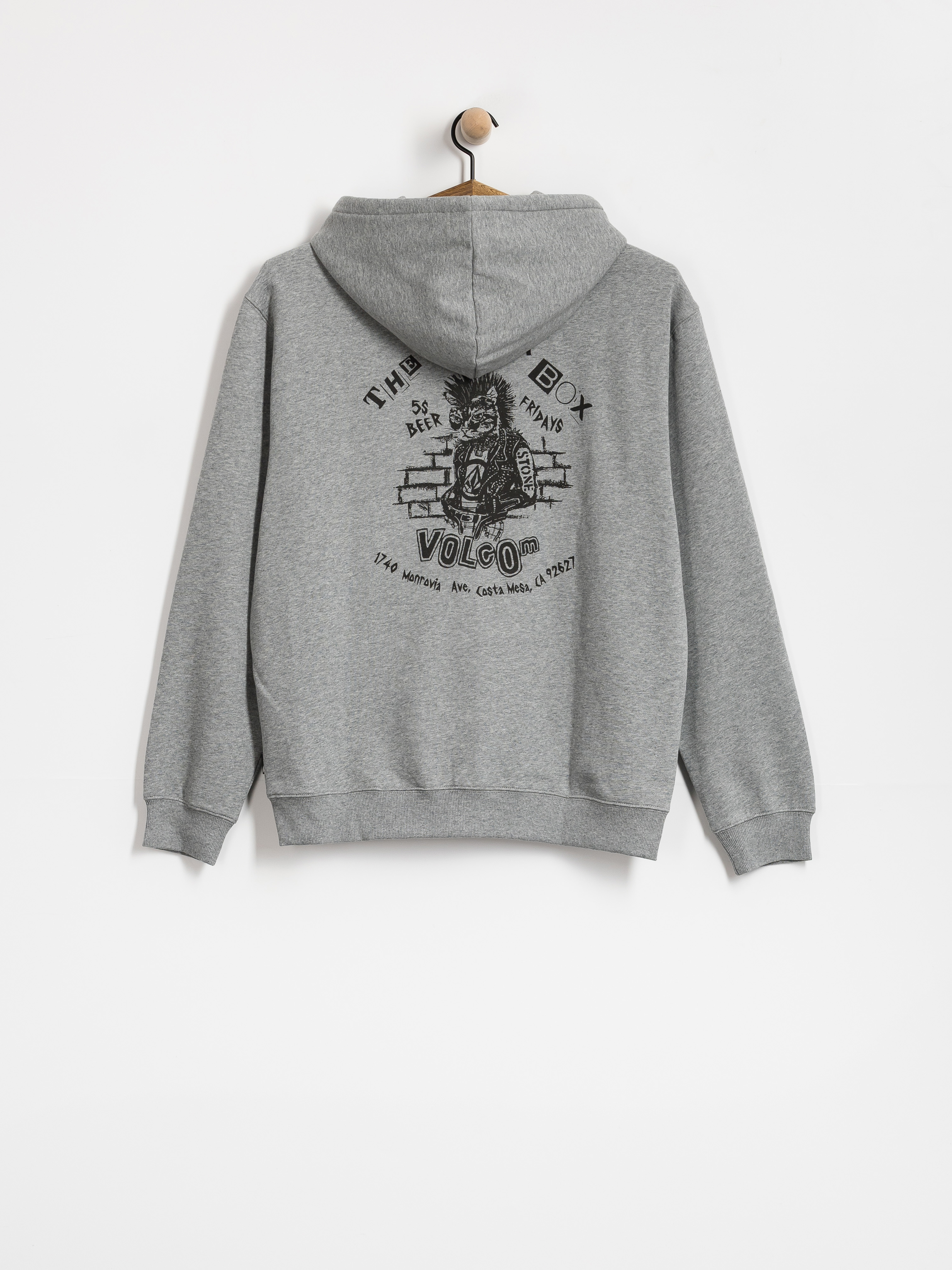 Суитшърт Volcom Catastrophy ZIP (heather grey)