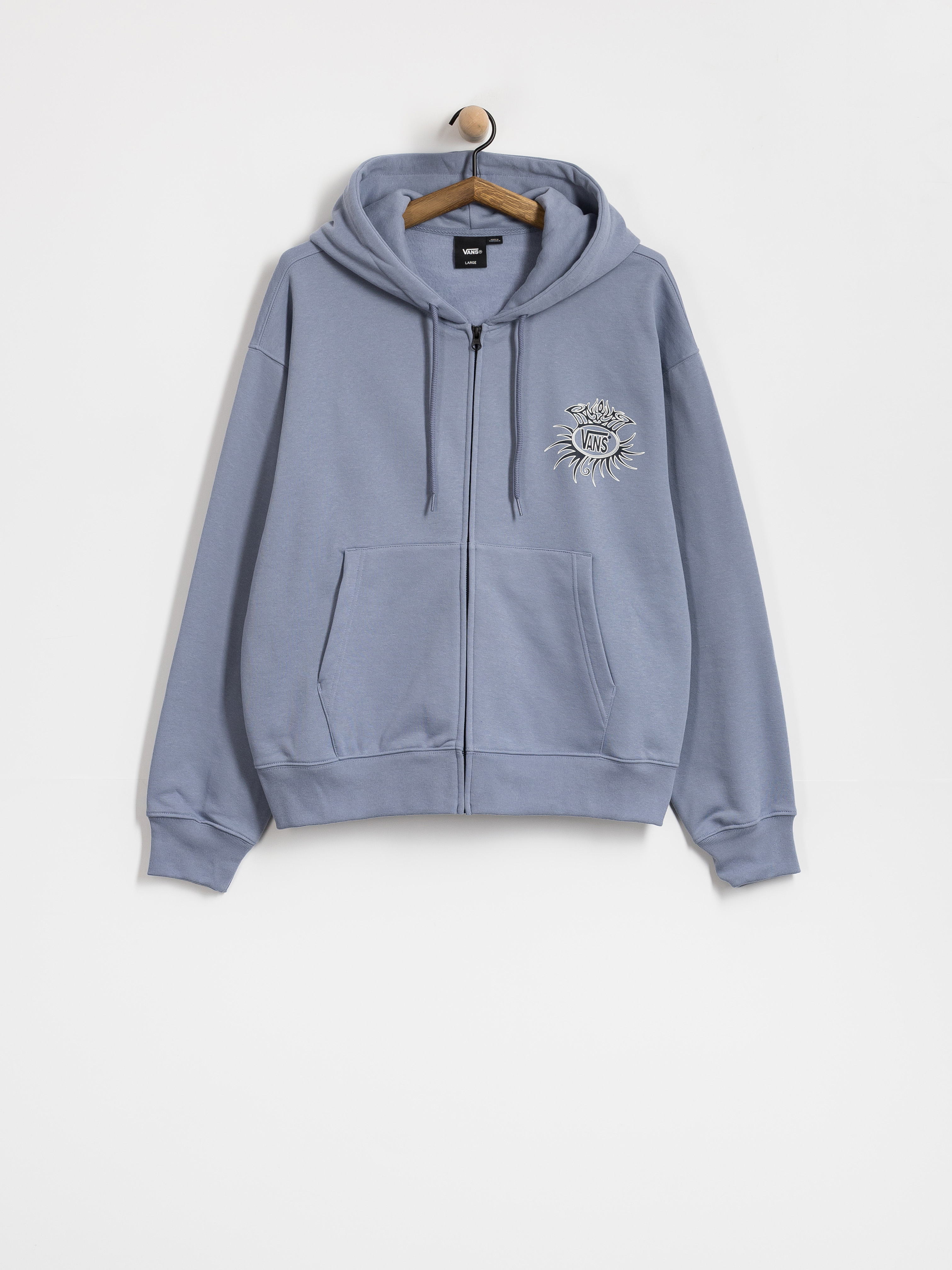 Суитшърт Vans Torched Full Zip (glacial slate)
