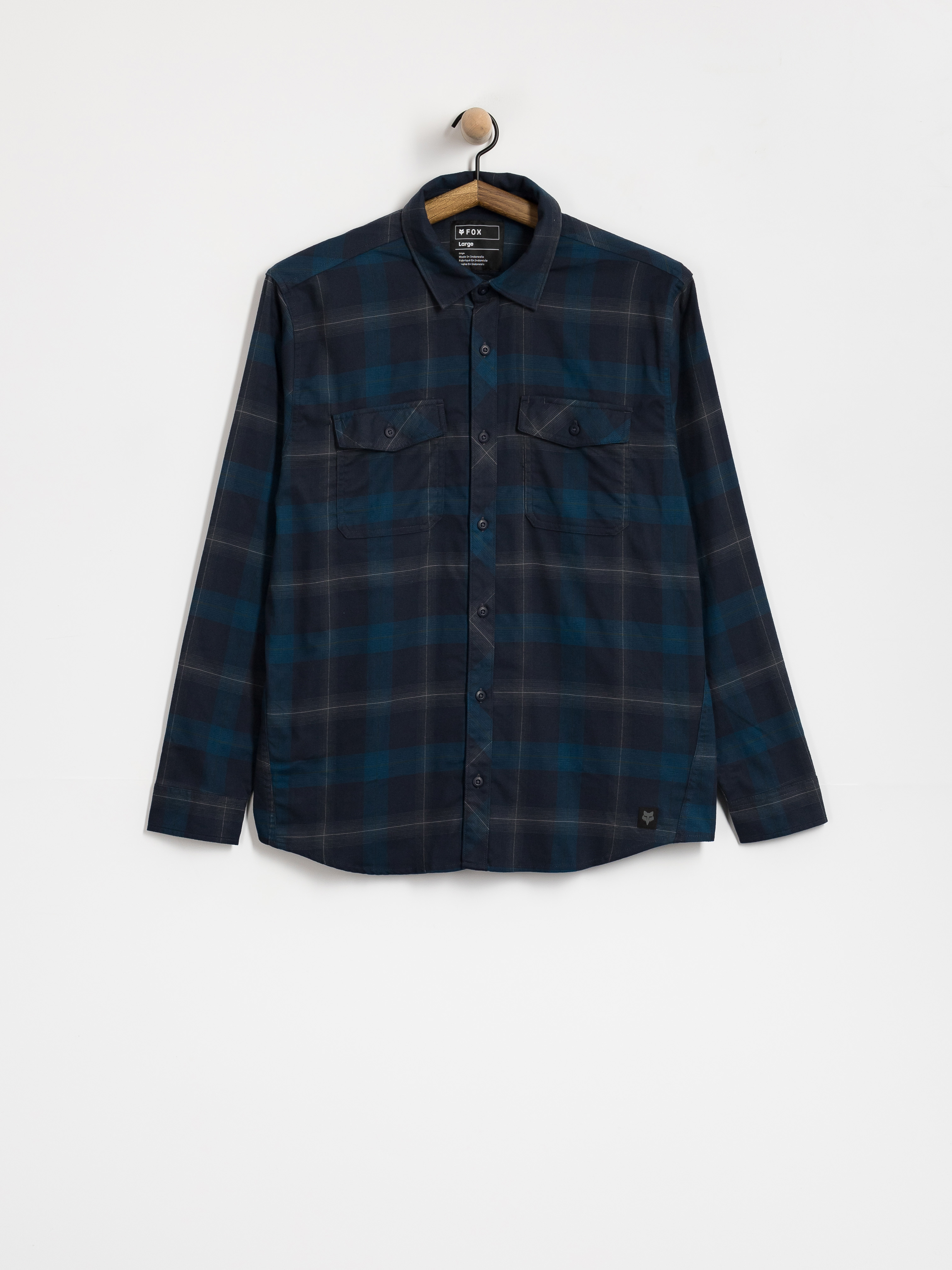 Риза Fox Survivalist Core Flannel (midnight)